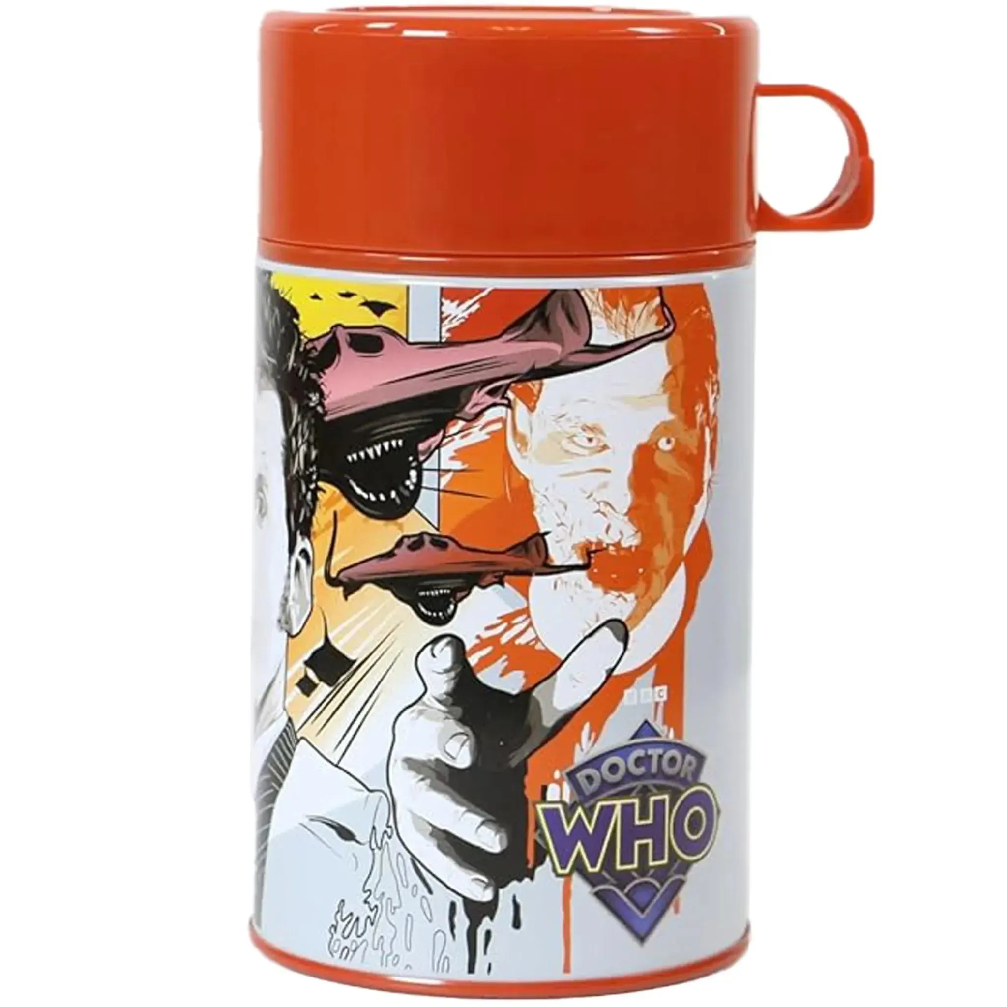 Doctor Who - 10th Doctor Retro Lunchbox & Beverage Container Set - Surreal Entertainment - Tin Titans Series, PREVIEWS Exclusive - (2024) - Image 6