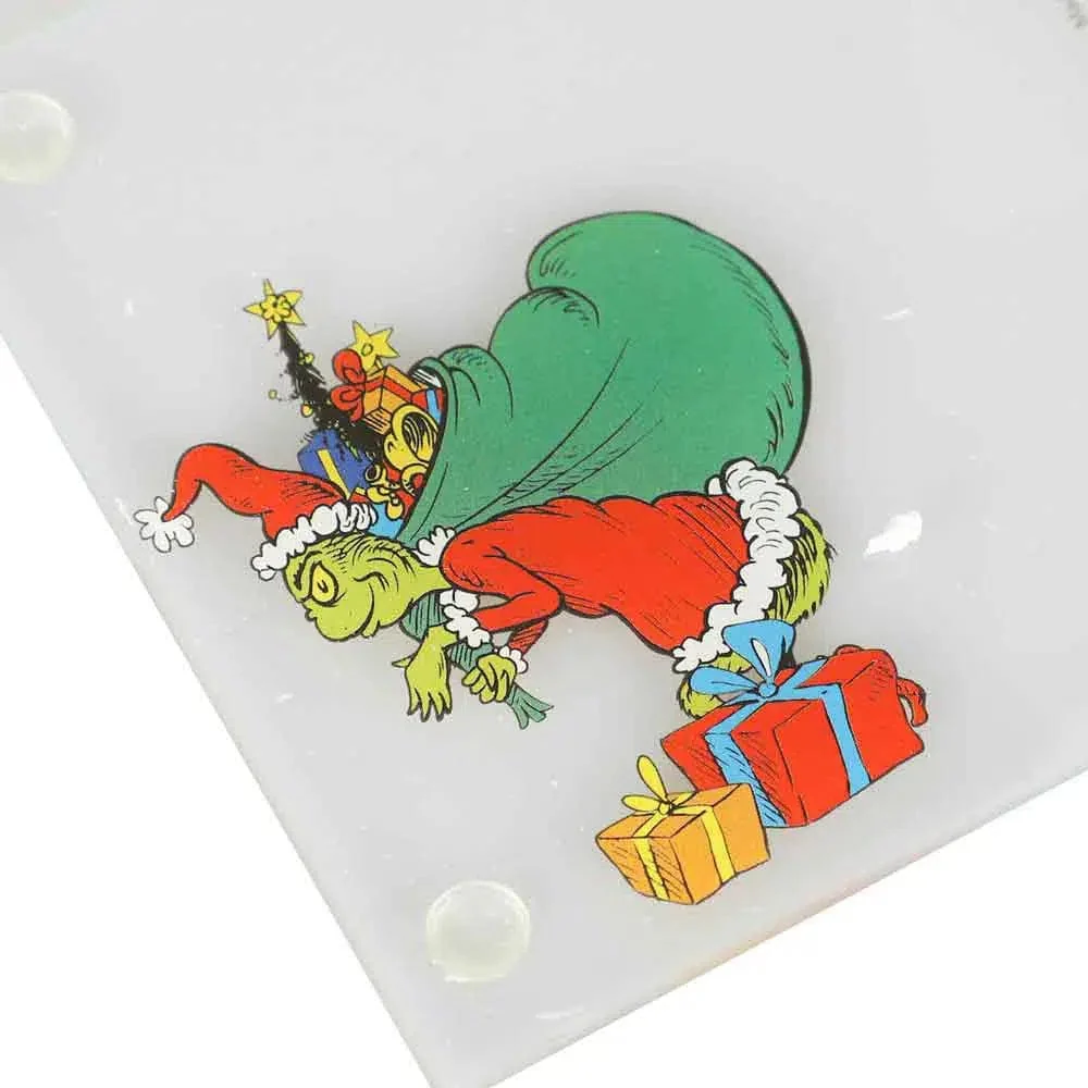 Dr. Seuss: The Grinch - Christmas Stacking Coaster Set (Glass) - Bioworld - Image 5
