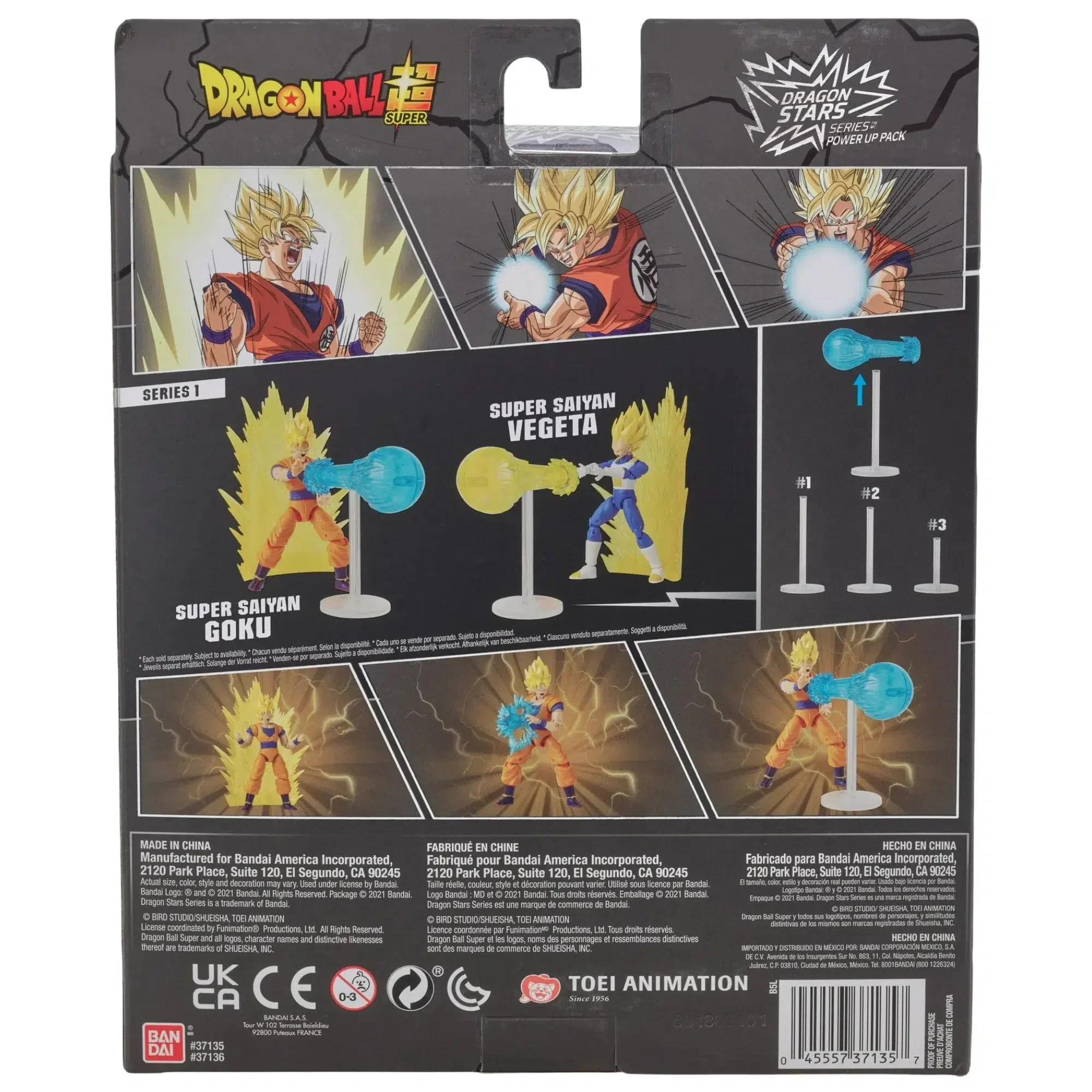 Dragon Ball Super - Super Saiyan Goku Action Figure Power Up Pack - Bandai - Dragon Stars Series - Image 5