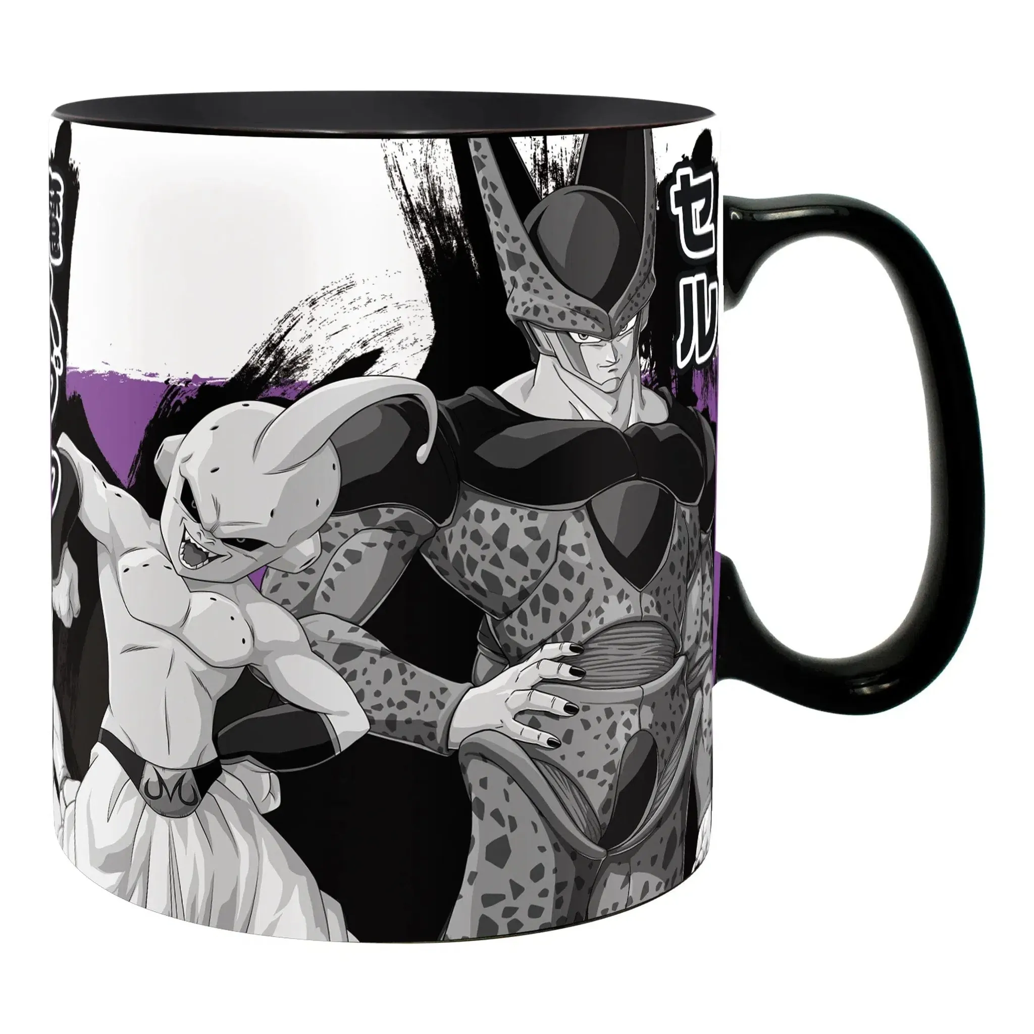 Dragon Ball Z - Black & White Villains Ceramic Mug (16 oz.) - ABYstyle - Image 2