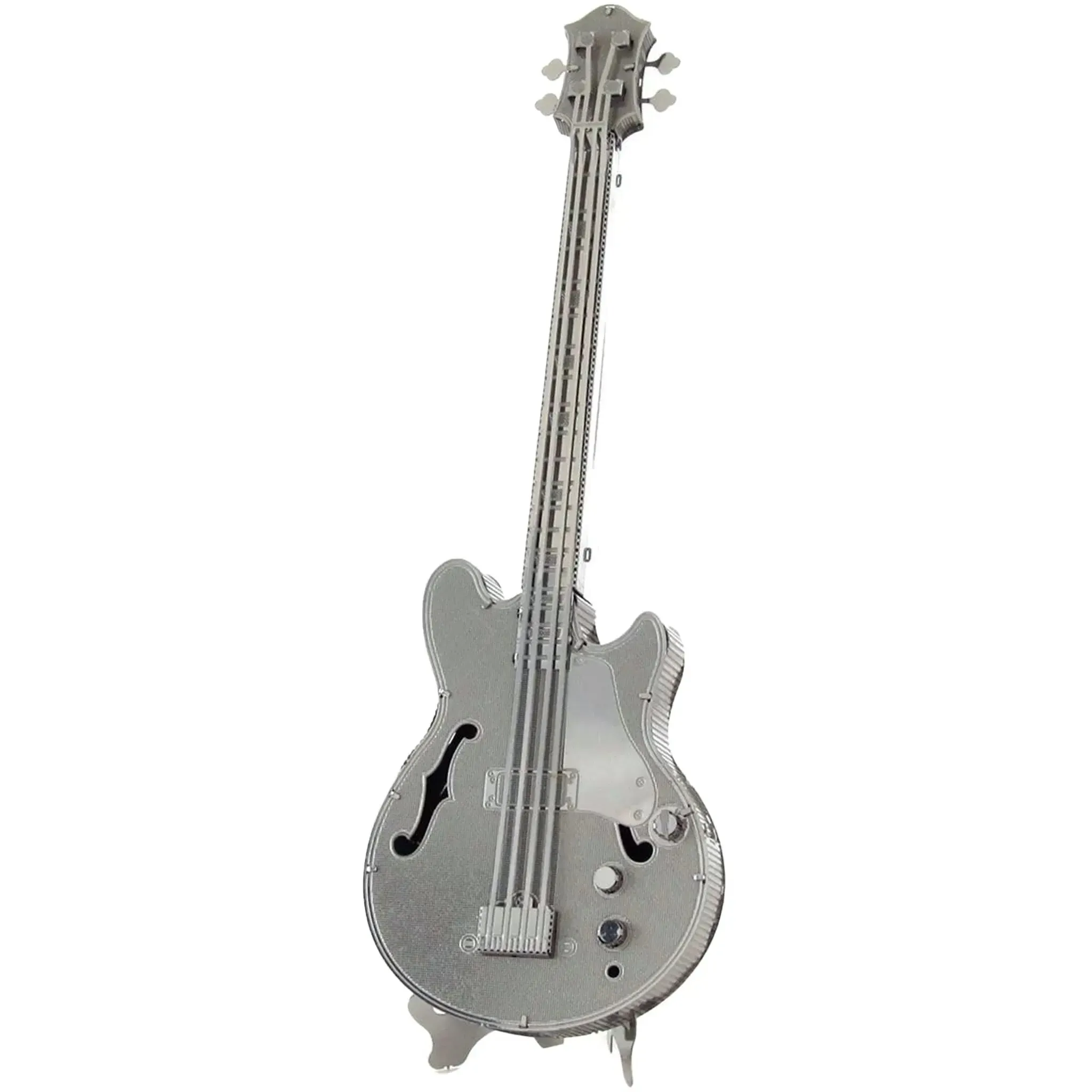 Electric Bass Guitar 3D Figure Model Kit (Steel, Easy Difficulty) - Fascinations - Metal Earth Series - (2023) - Image 2
