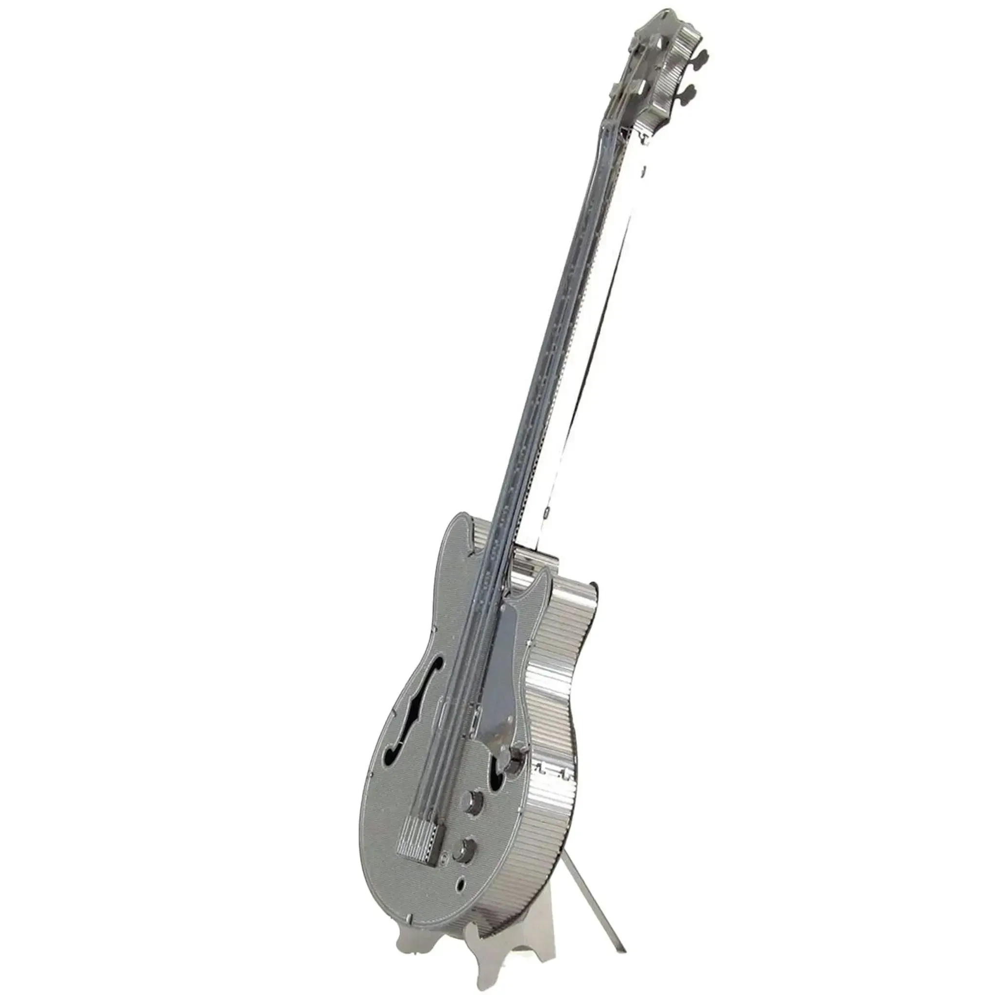 Electric Bass Guitar 3D Figure Model Kit (Steel, Easy Difficulty) - Fascinations - Metal Earth Series - (2023) - Image 5