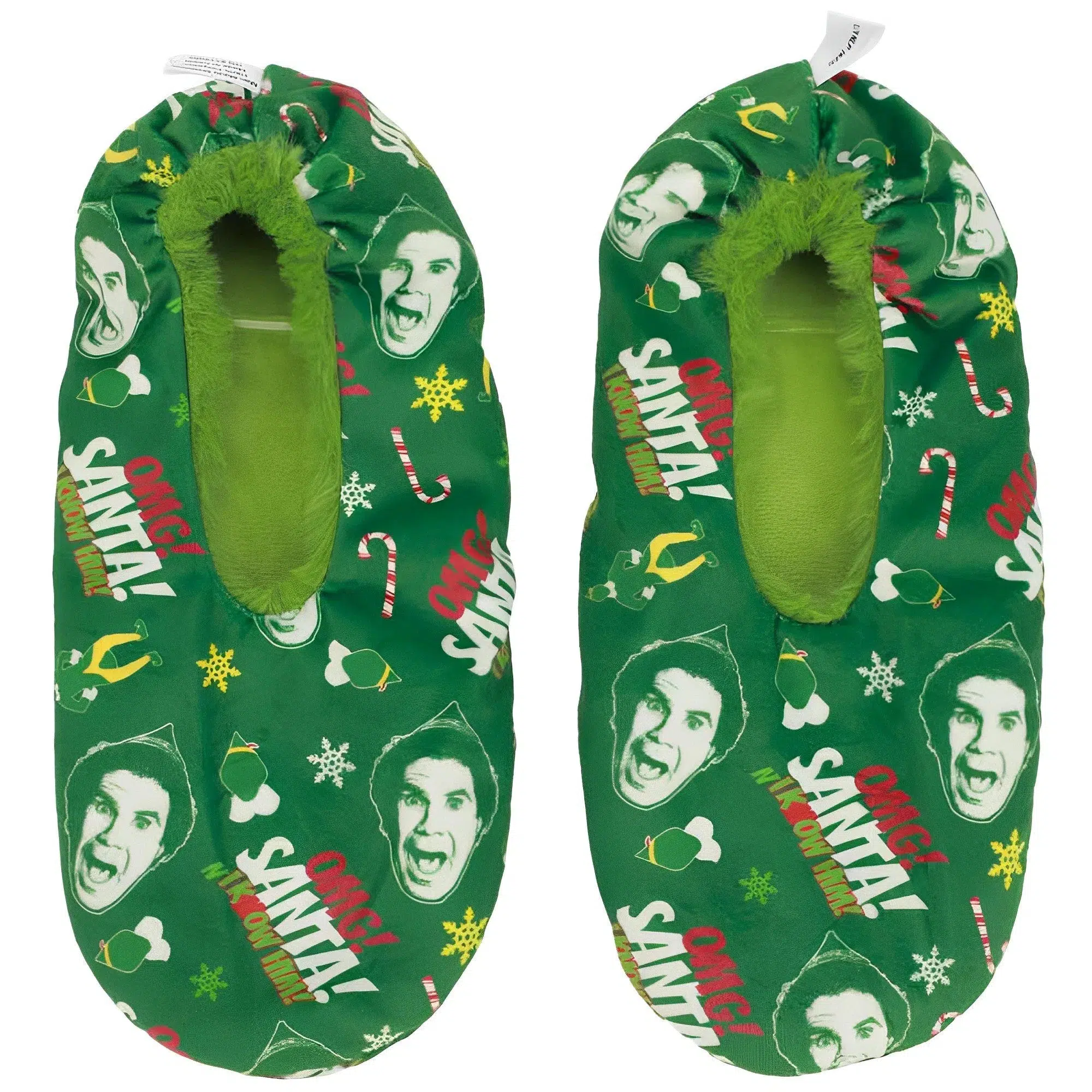 Elf The Movie - Buddy the Elf Reversible Christmas Slipper Socks - Bioworld - Image 2