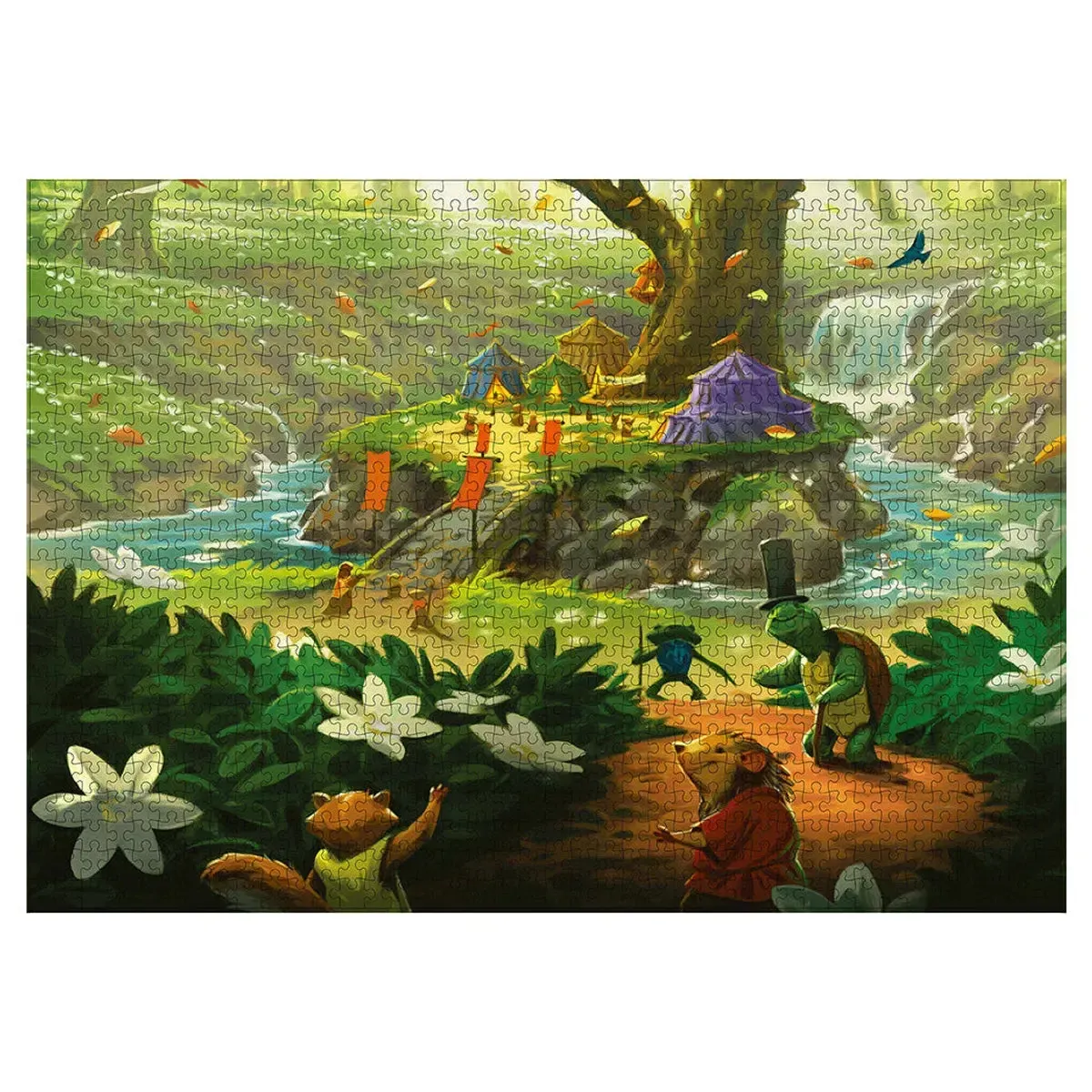Everdell - Artwork of Bellfaire Festival Puzzle (1000 Pieces) - Tabletop Tycoon - Image 2