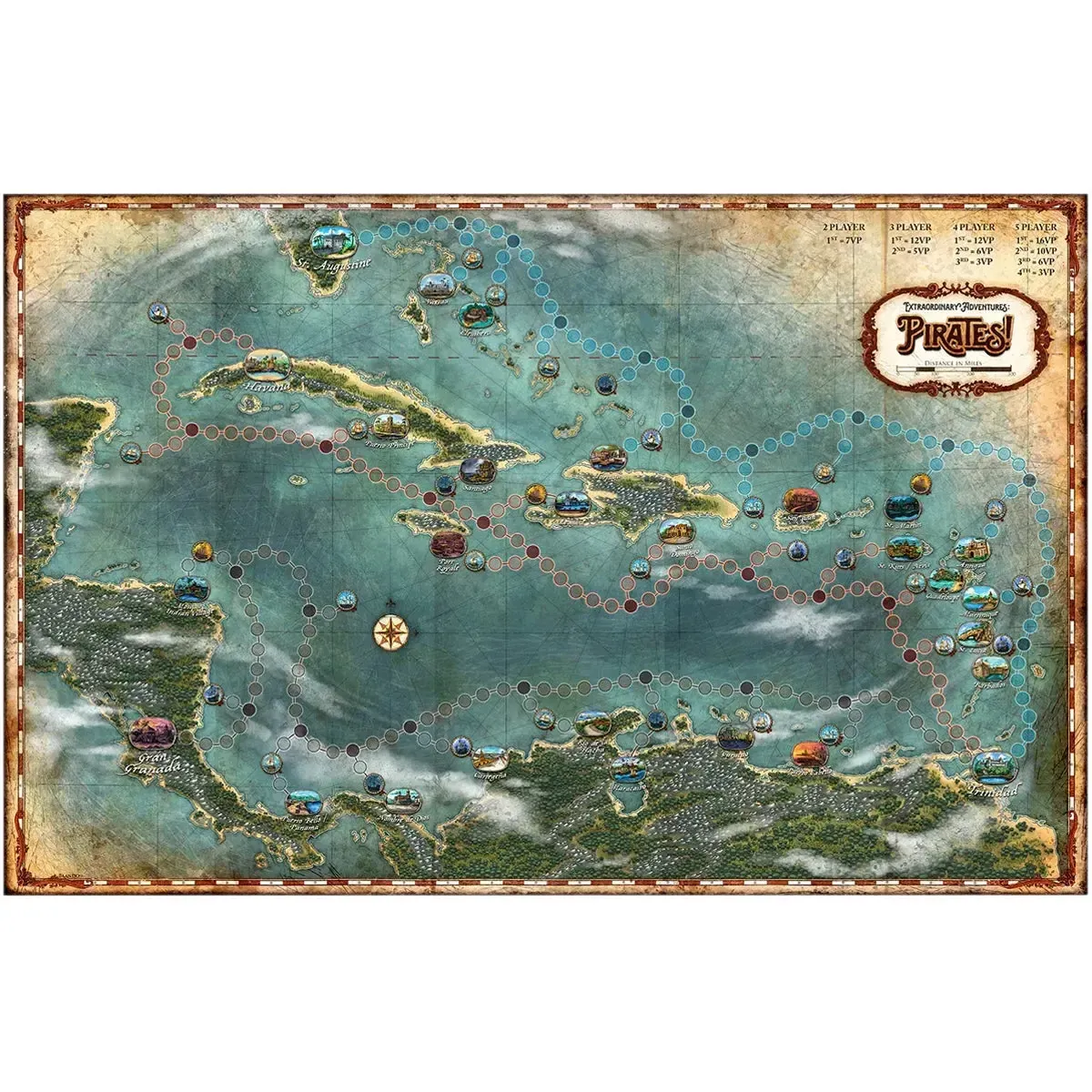 Extraordinary Adventures: Pirates! - Deck-Building Pirates Board Game for Family, Adults, and Children (2-6 Players, Age 8+) - University Games [Forbidden Games] - Image 6