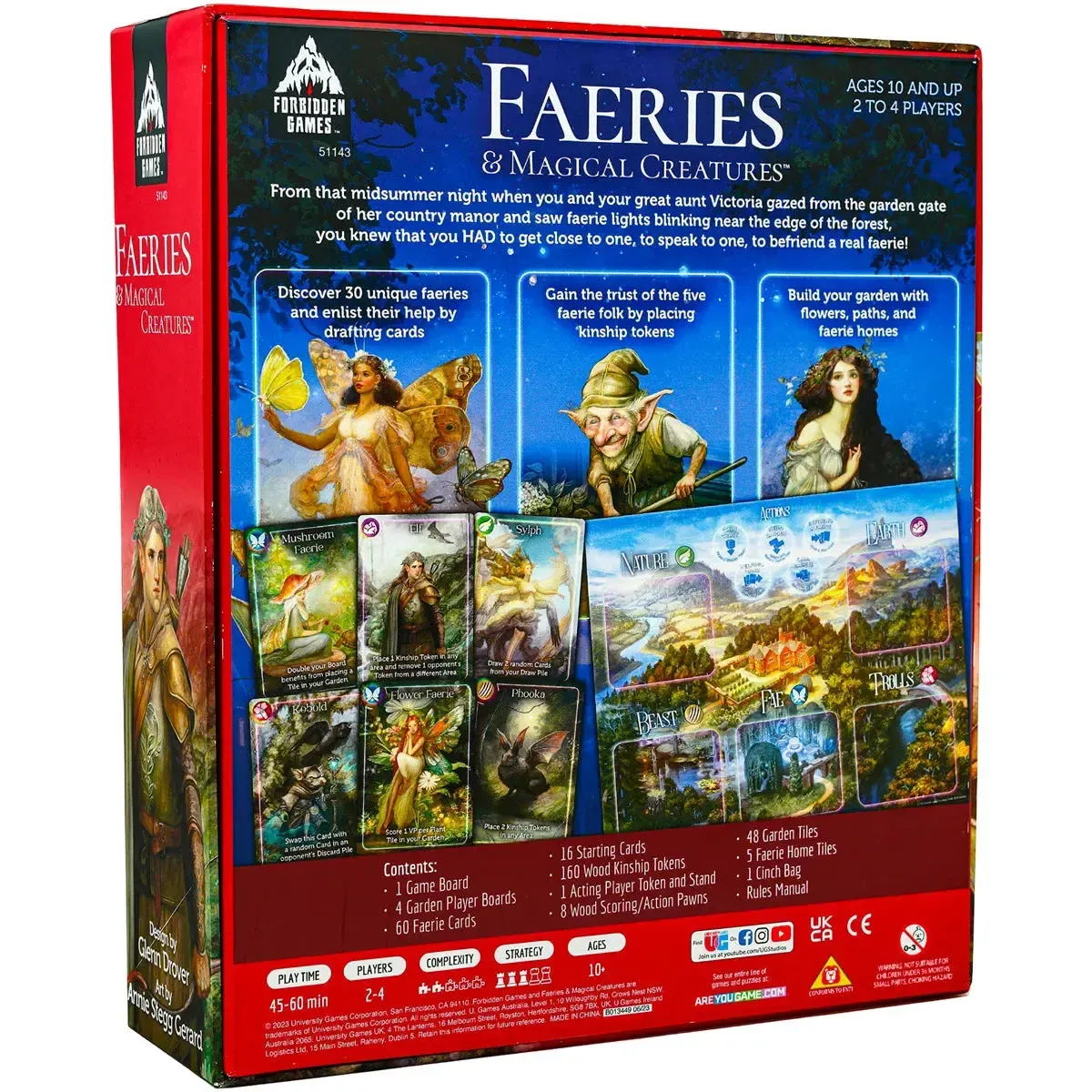 Faeries & Magical Creatures - Strategy Fantasy Board Game for Family, Adults, and Children (2-4 Players, Age 10+) - University Games [Forbidden Games] - Image 3