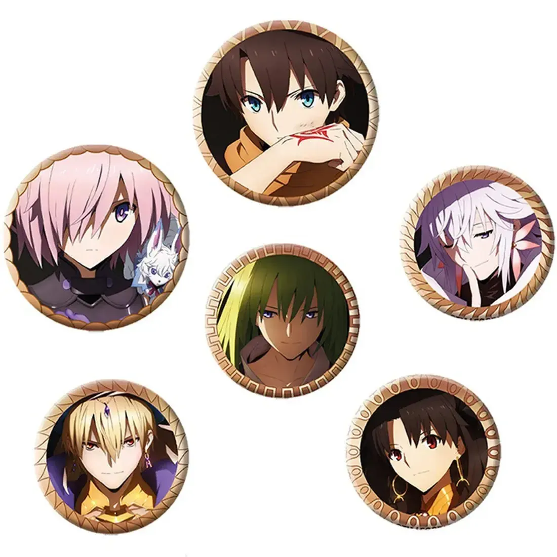 Fate/Grand Order Absolute Demonic Front: Babylonia - Character Heads Pin Badge Pack - ABYstyle - Image 2