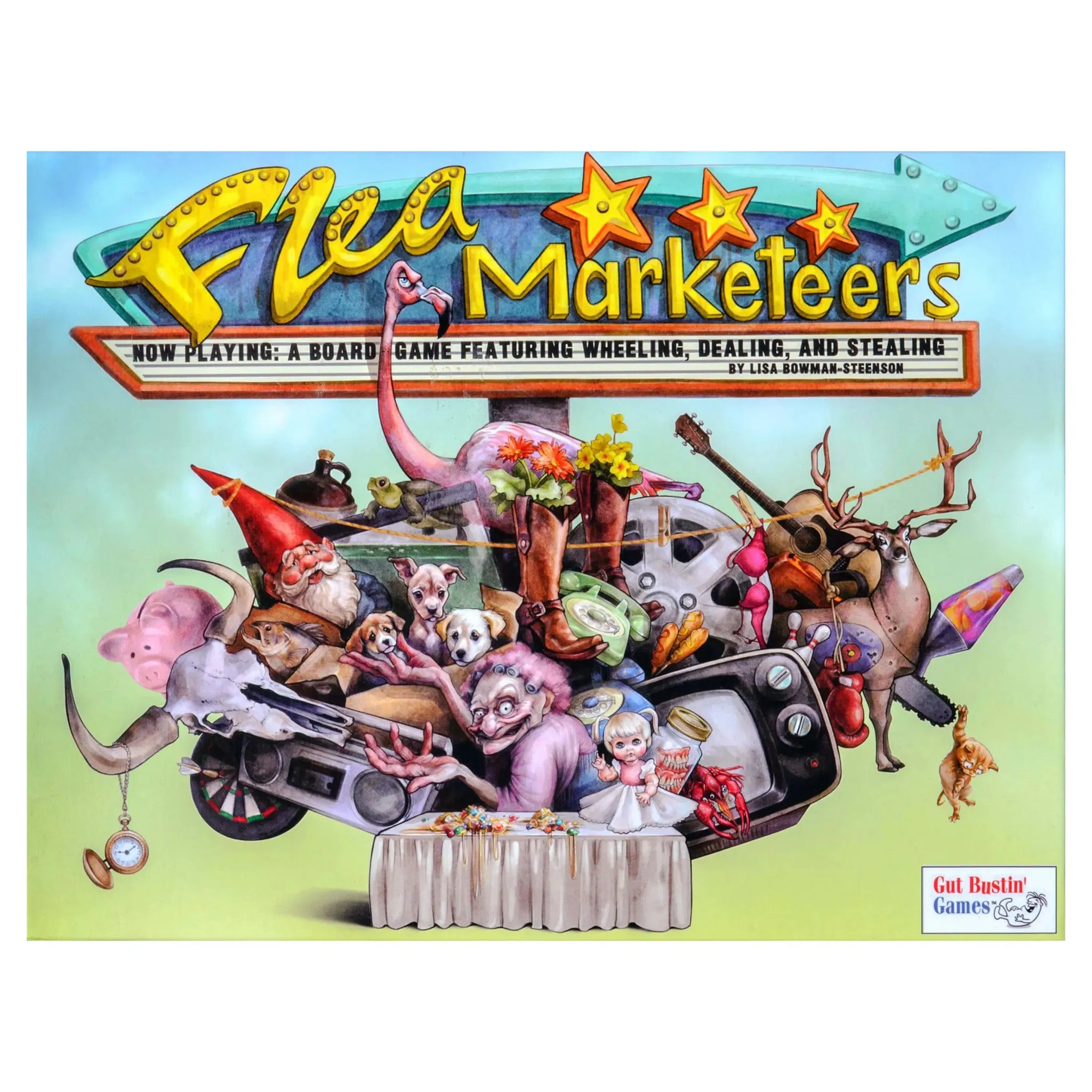 Flea Marketeers - Board Game - Gut Bustin' Games - Image 7