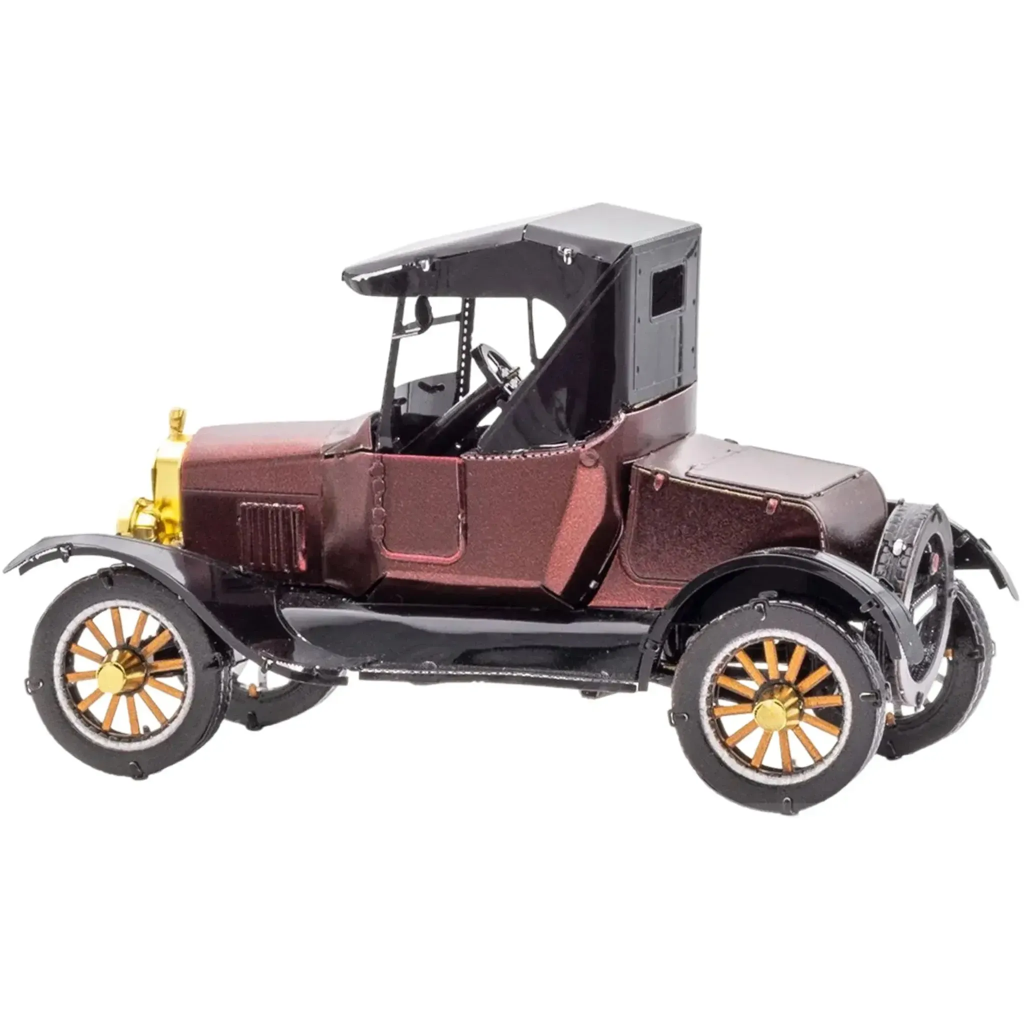 Ford - 1925 Model T Runabout Classic Car Figure Model Kit (1:43 Scale, Steel, Moderate Difficulty) - Fascinations - Metal Earth Series - (2022) - Image 4