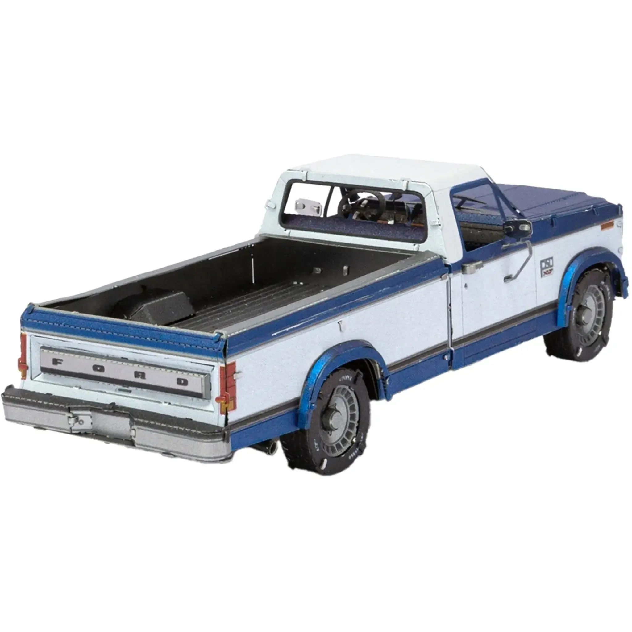 Ford - 1982 Ford F-150 Pickup Truck 3D Figure Model Kit (1:43 Scale, Steel, Moderate Difficulty) - Fascinations - Metal Earth Series - (2024) - Image 5