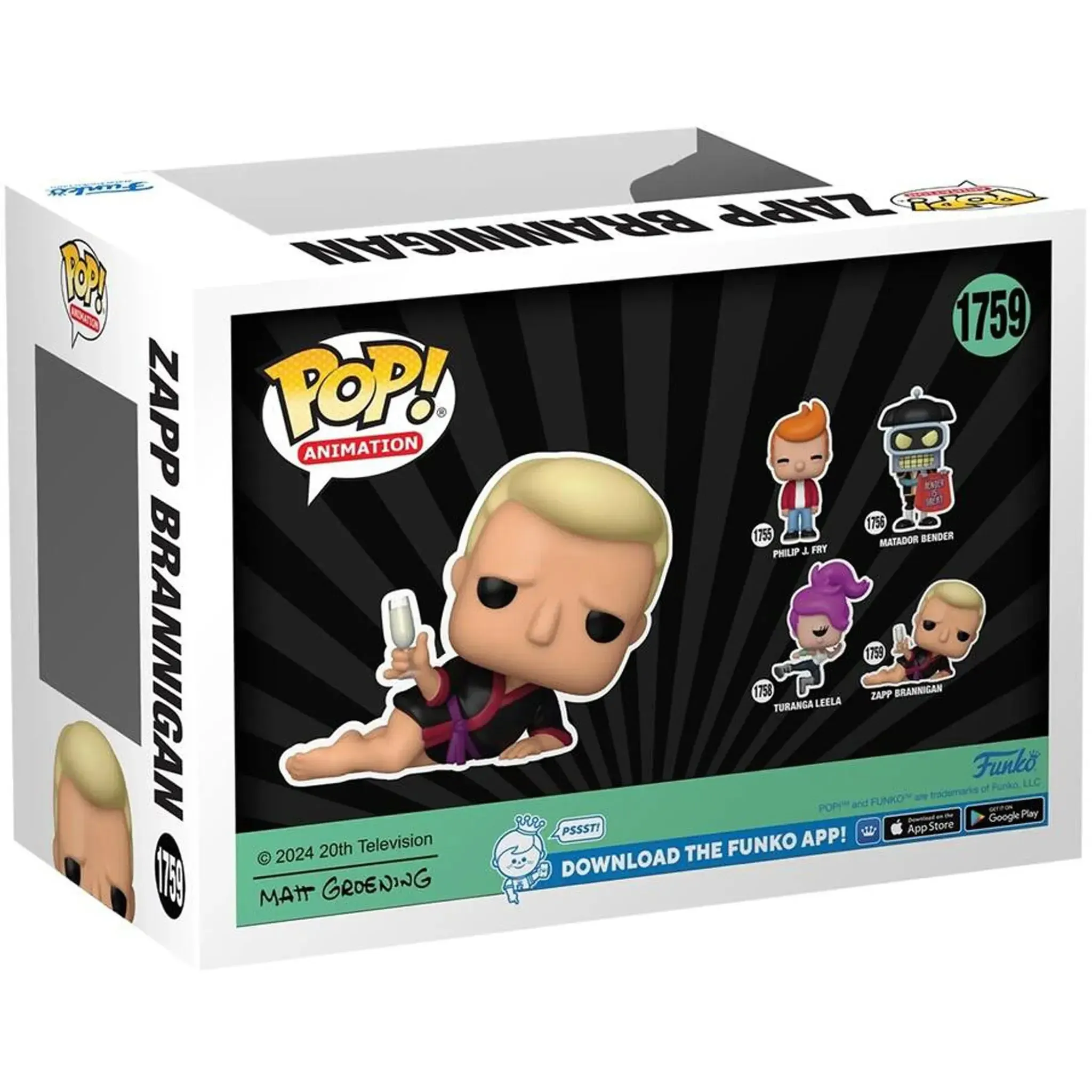 Futurama - Zapp Brannigan Figure (3", Vinyl) - Funko - Pop! Animation Series (1759) - (2024) - Image 3