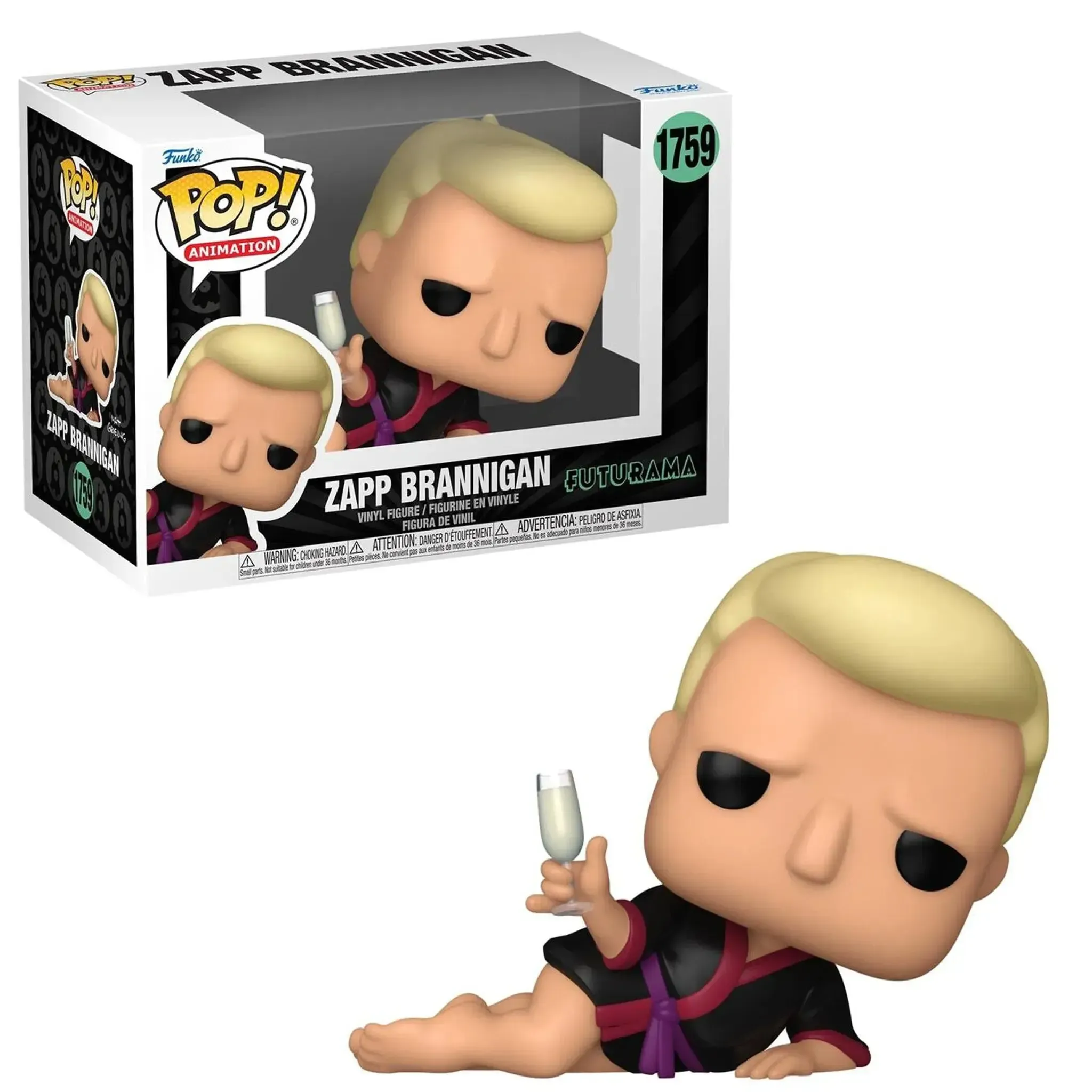 Futurama - Zapp Brannigan Figure (3", Vinyl) - Funko - Pop! Animation Series (1759) - (2024) - Image 4