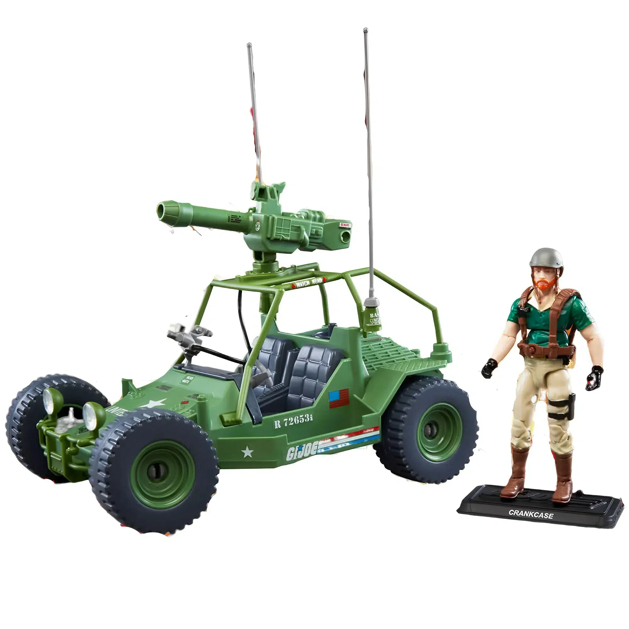G.I. Joe - A.W.E. Striker Vehicle & Crankcase Action Figure (3.75") - Hasbro - Retro Collection Series - Image 3