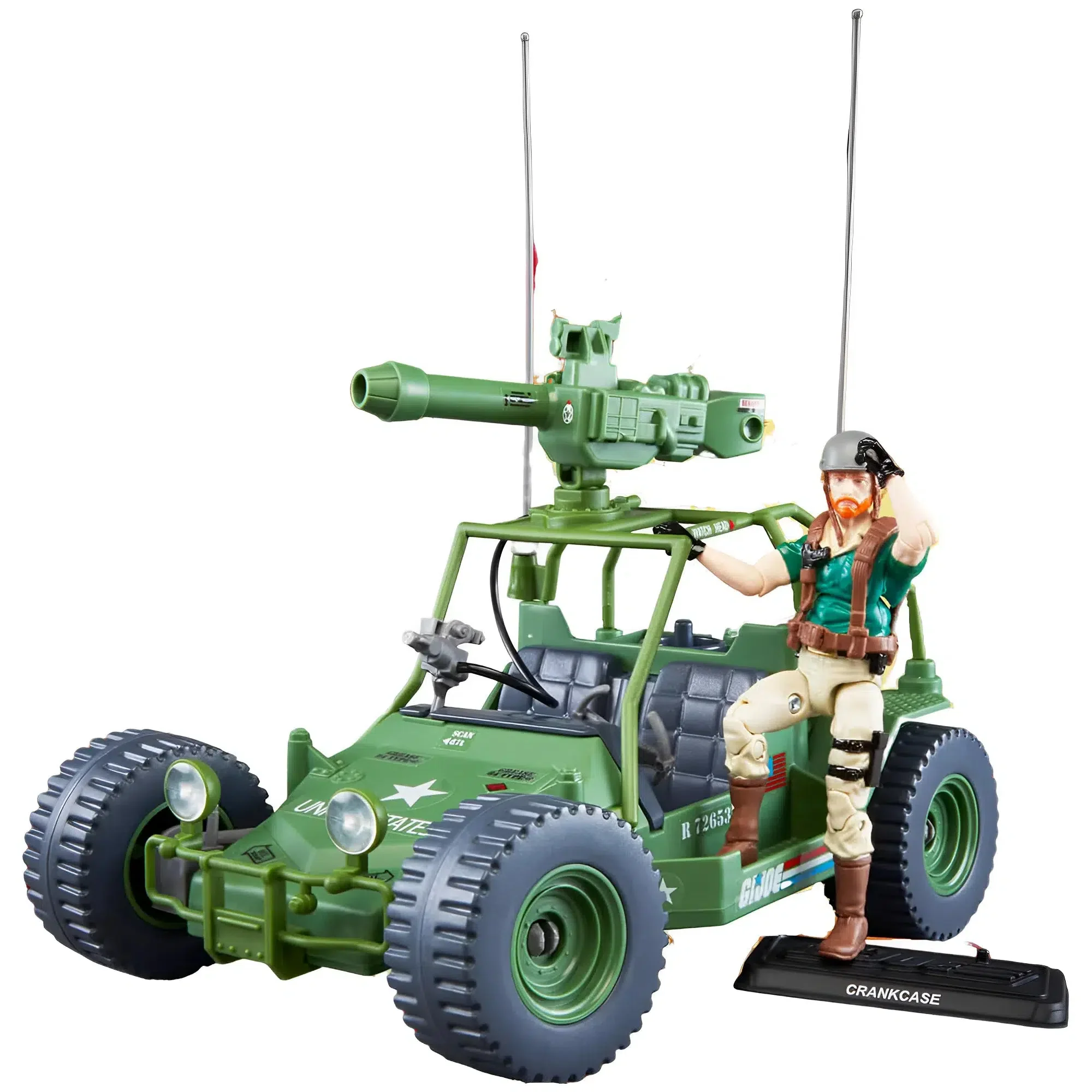 G.I. Joe - A.W.E. Striker Vehicle & Crankcase Action Figure (3.75") - Hasbro - Retro Collection Series - Image 4