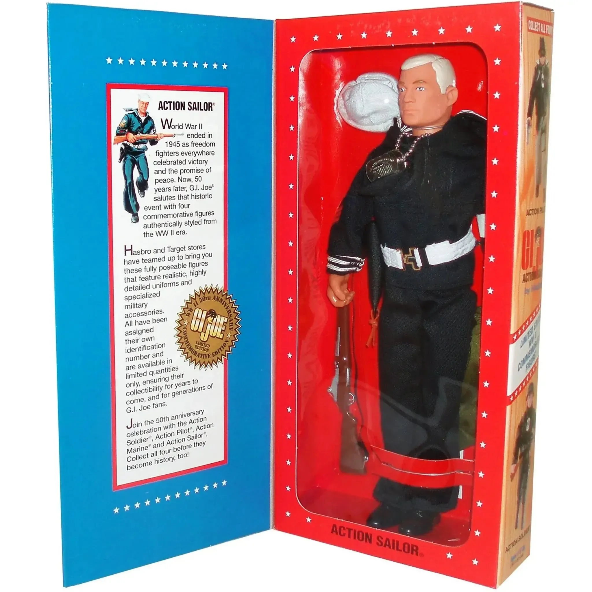 G.I. Joe - Action Sailor Action Figure (12") - Hasbro - WW II 50th Anniversary Commemorative Edition - (1995) - Image 2