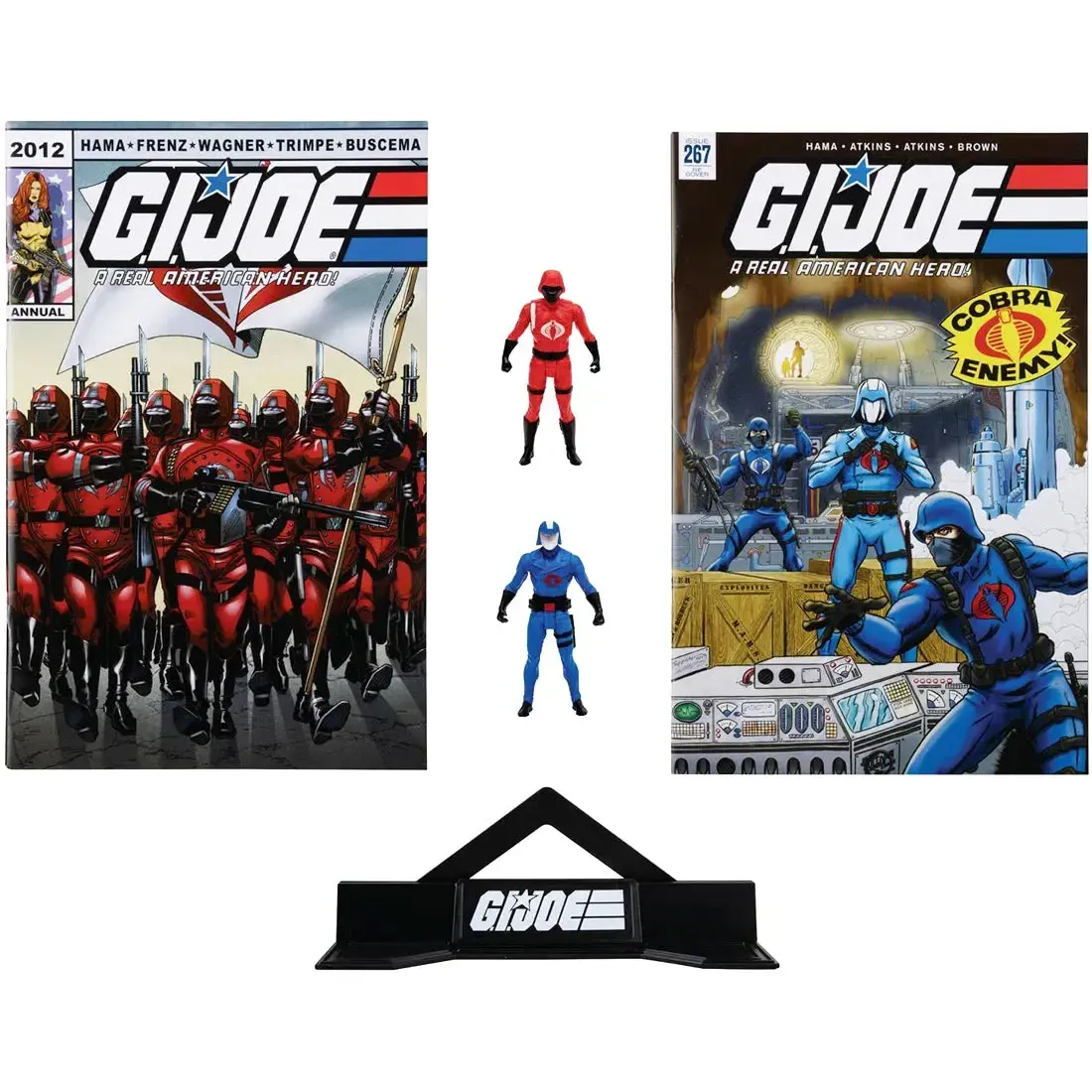 G.I. Joe - Cobra Commander & Crimson Guard Action Figures & Comic Books Set (3") - McFarlane Toys - Page Punchers Series - Image 3