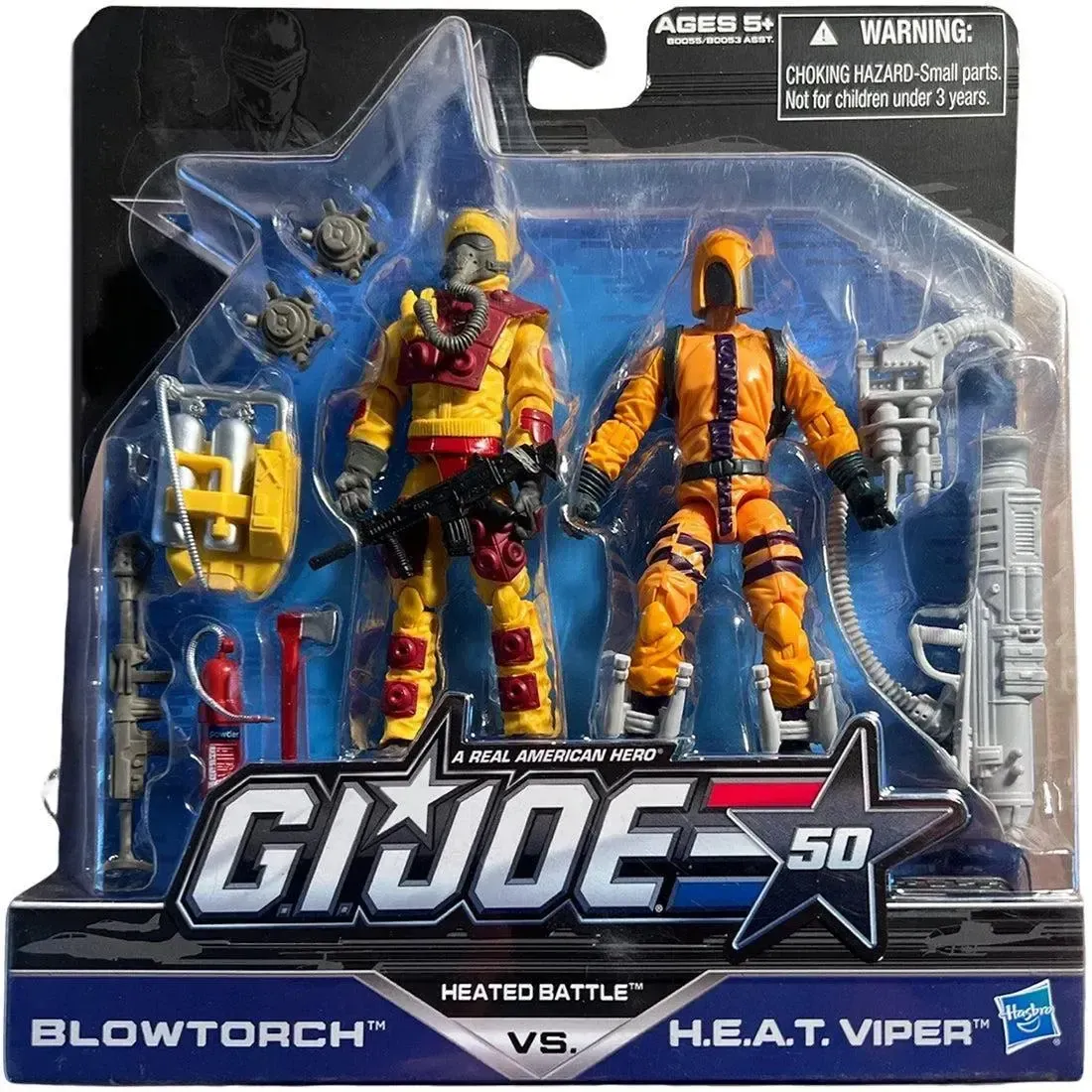 G.I. Joe - Heated Battle Action Figure Set (3.75") - Hasbro - G.I. Joe 50th Anniversary Edition