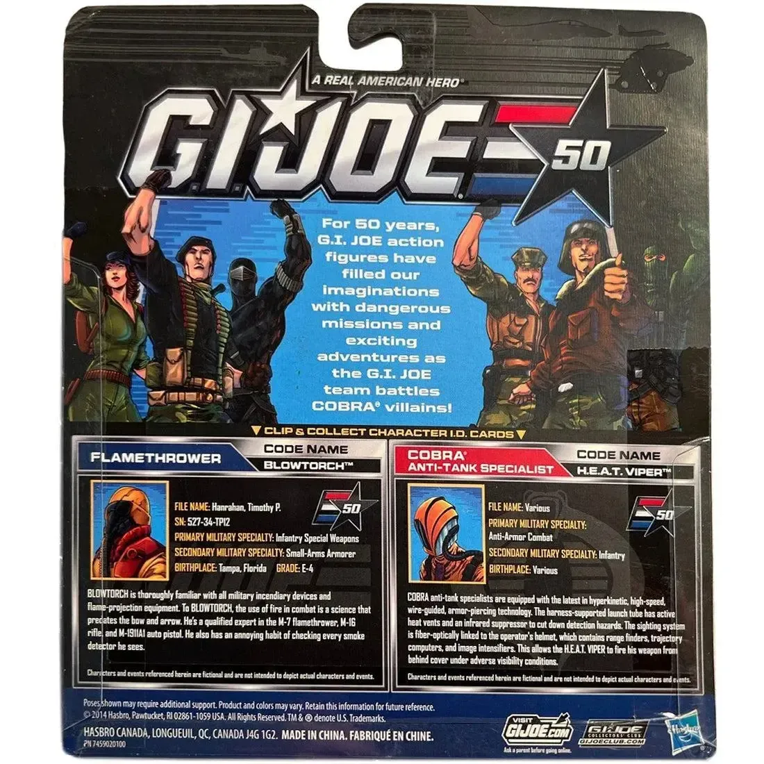 G.I. Joe - Heated Battle Action Figure Set (3.75") - Hasbro - G.I. Joe 50th Anniversary Edition - Image 3