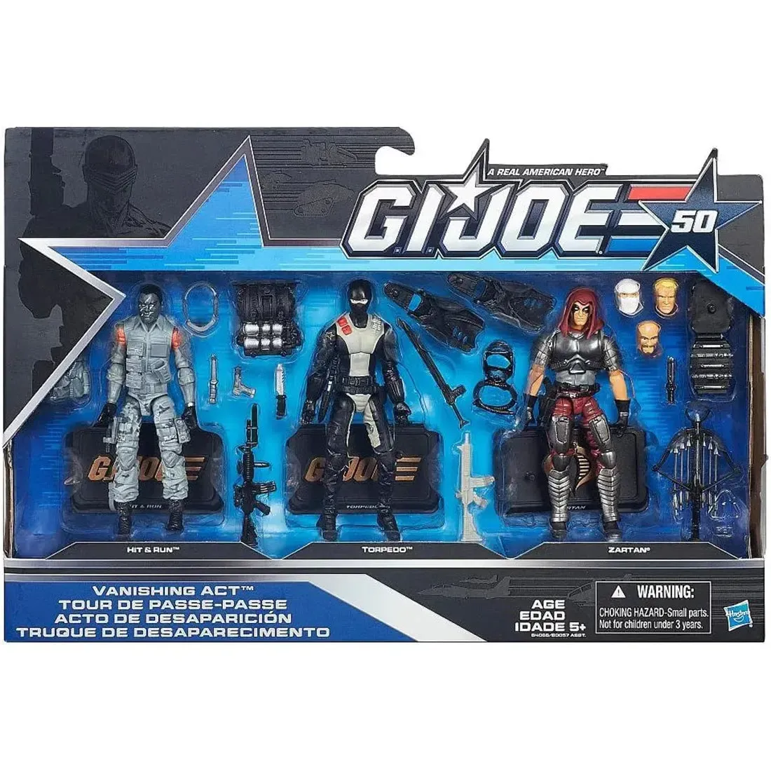 G.I. Joe - Vanishing Act Action Figure Set (3.75") - Hasbro - G.I. Joe 50th Anniversary Edition