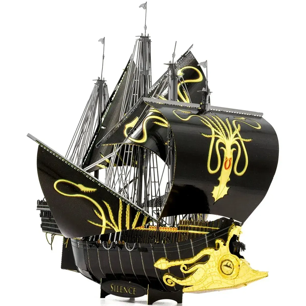 Game of Thrones - Silence Ship Figure Model Kit (Steel, Moderate Difficulty) - Fascinations - Metal Earth Iconx Premium Series - Image 7