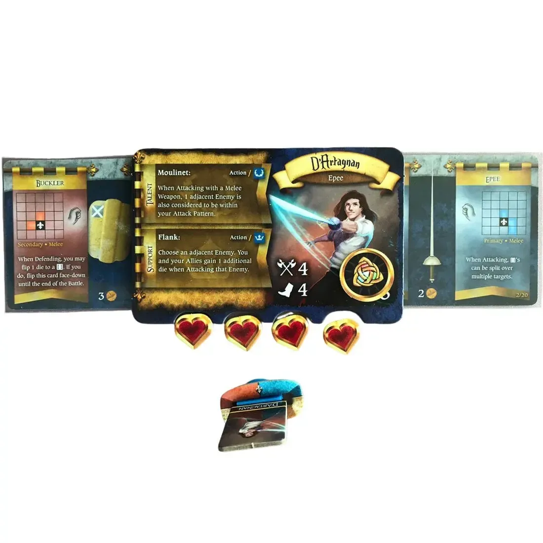 Gascony's Legacy [The Three Musketeers] - Tactical Battle & Adventure Cooperative Board Game for Family, and Adults (1-4 Players, Ages 14+) - Lynnvander Studios - Image 6