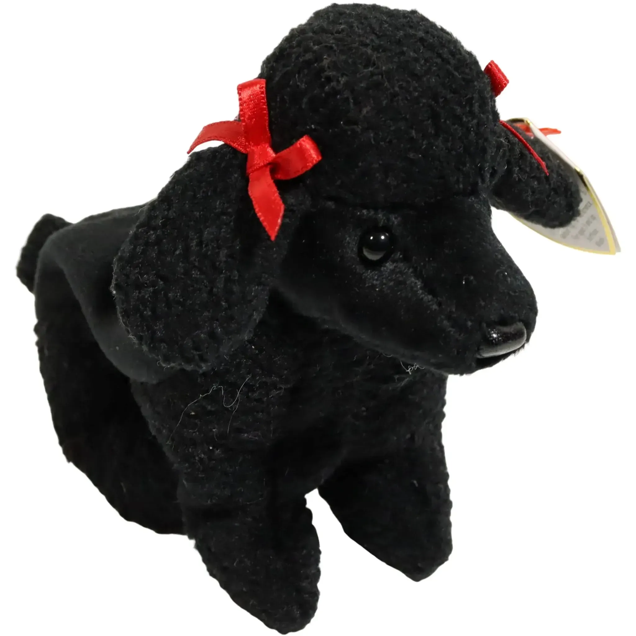 Gigi the Black Dog Plush (6") - Ty - Original Beanie Babies Series (1997) - Image 4
