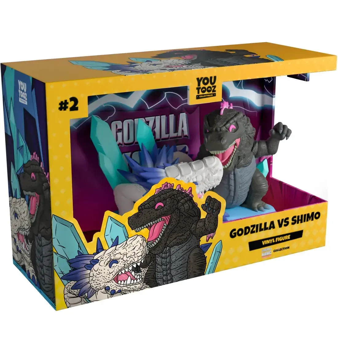 Godzilla x Kong: The New Empire - Godzilla vs. Shimo Figure (3.6") - Youtooz