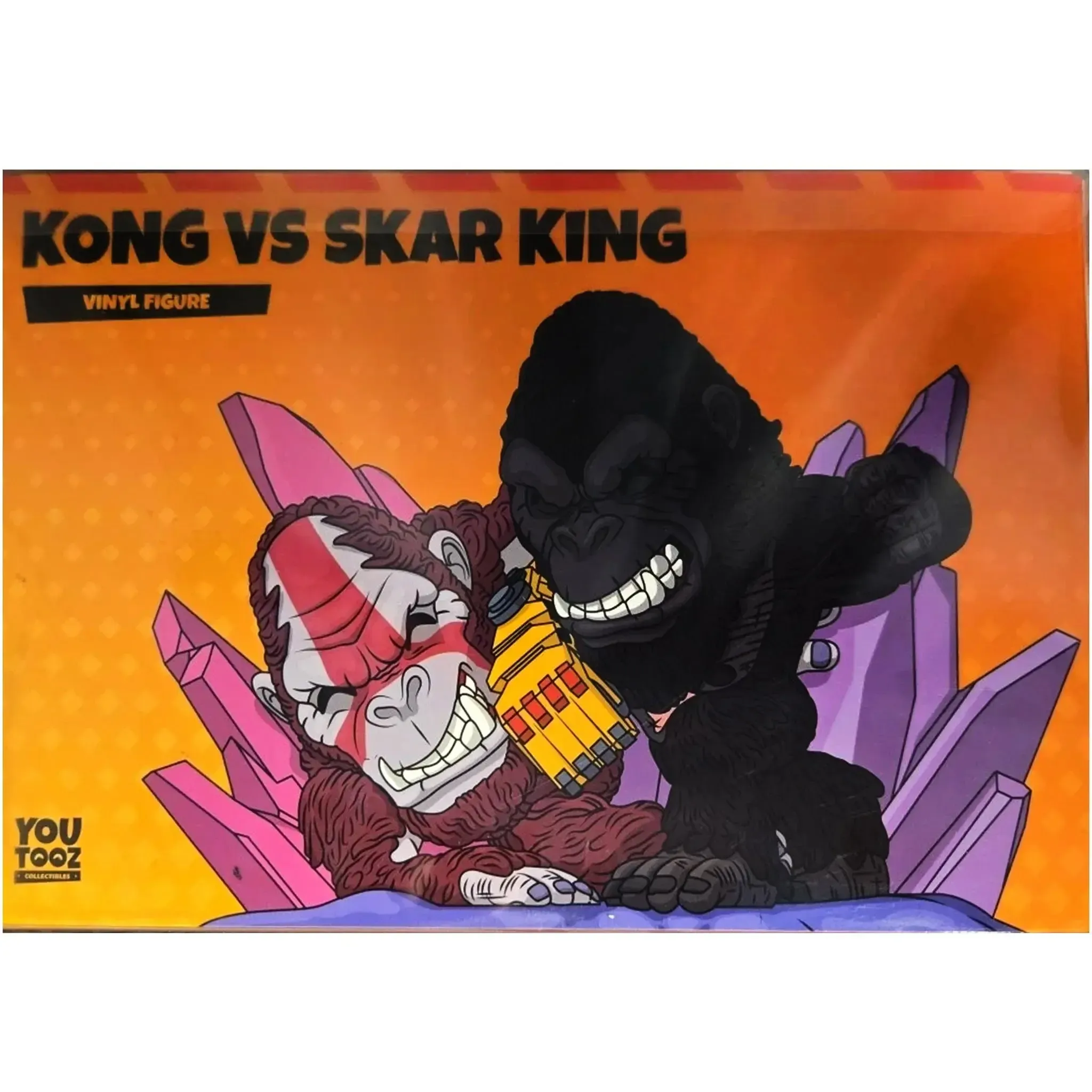 Godzilla x Kong [The New Empire] - Kong vs. Skar King Figure (4", Vinyl) - Youtooz - (2024) - Image 3
