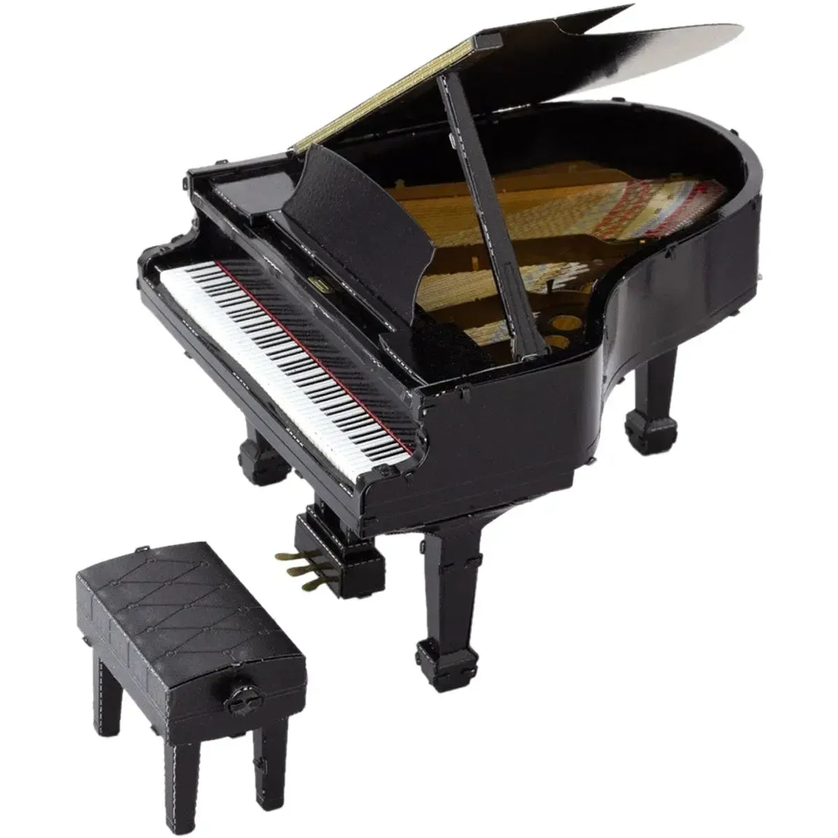 Grand Piano Figure Model Kit (Steel, Moderate Difficulty) - Fascinations - Metal Earth Series - Image 4