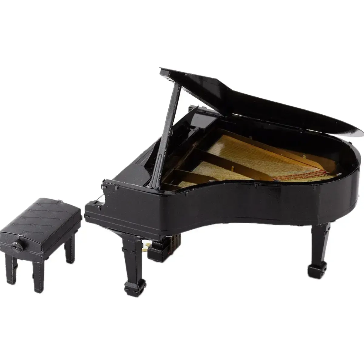 Grand Piano Figure Model Kit (Steel, Moderate Difficulty) - Fascinations - Metal Earth Series - Image 5