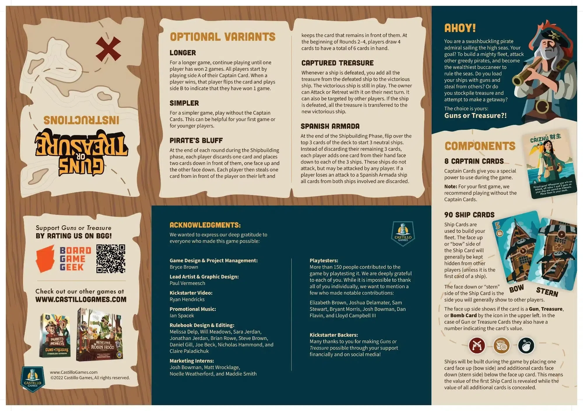 Guns or Treasure - Party Pirate Card Game for Family, Adults & Children (2-6 Players, Ages 8+) - Image 15