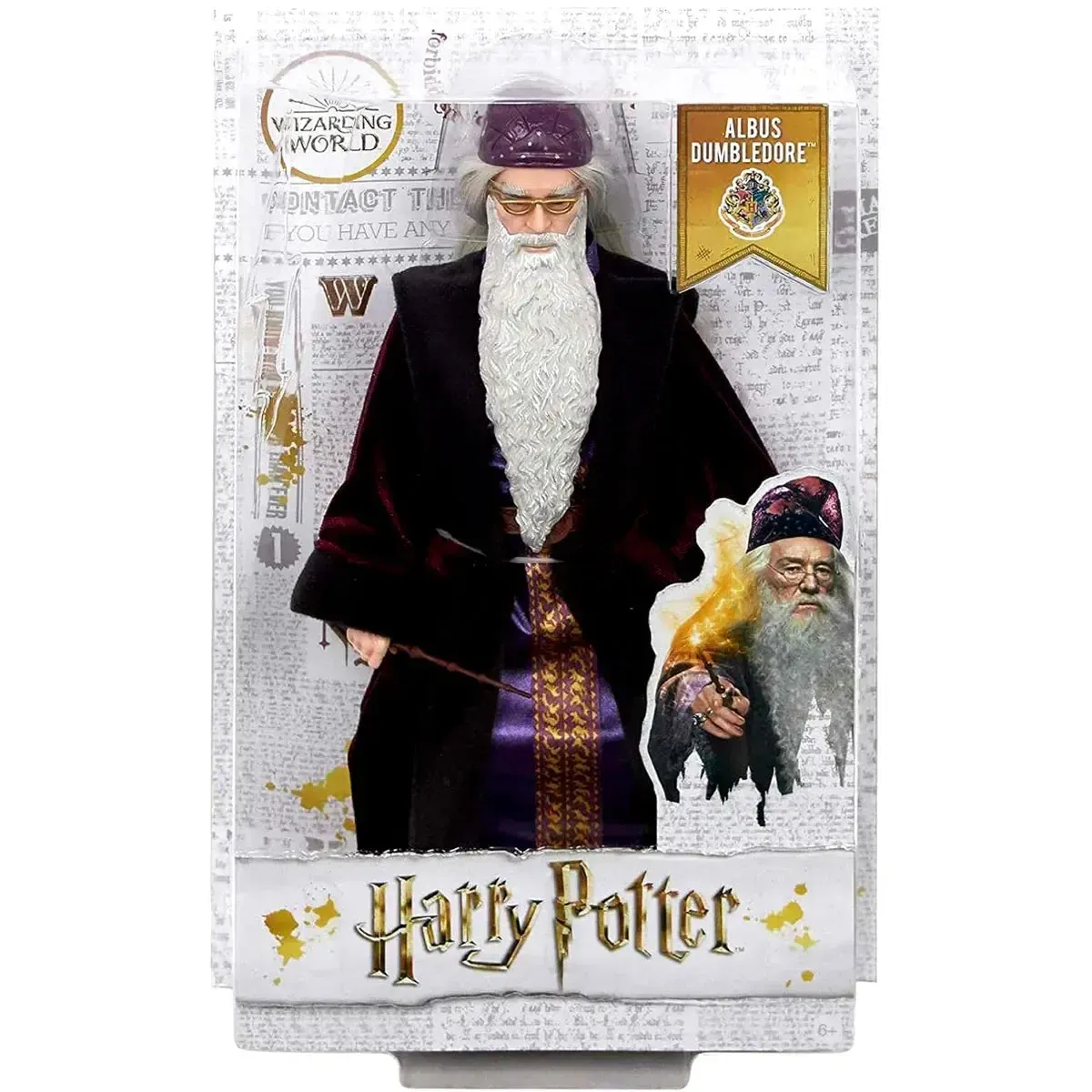 Harry Potter and the Sorcerer's Stone - Albus Dumbledore Doll Figure (11.5") - Mattel