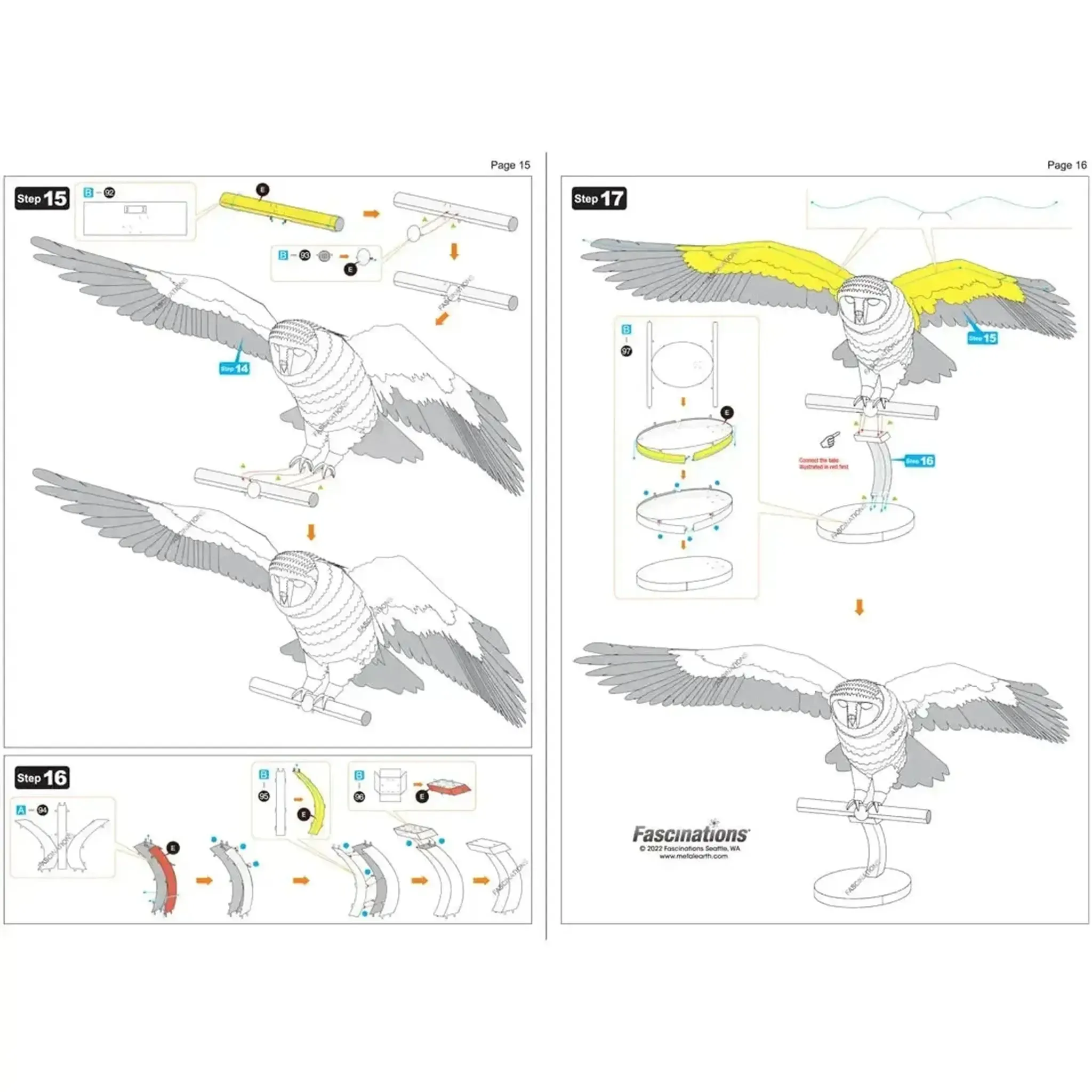 Harry Potter - Hedwig Figure Model Kit (Steel, Challenging Difficulty) - Fascinations - Metal Earth Premium Series - Image 14