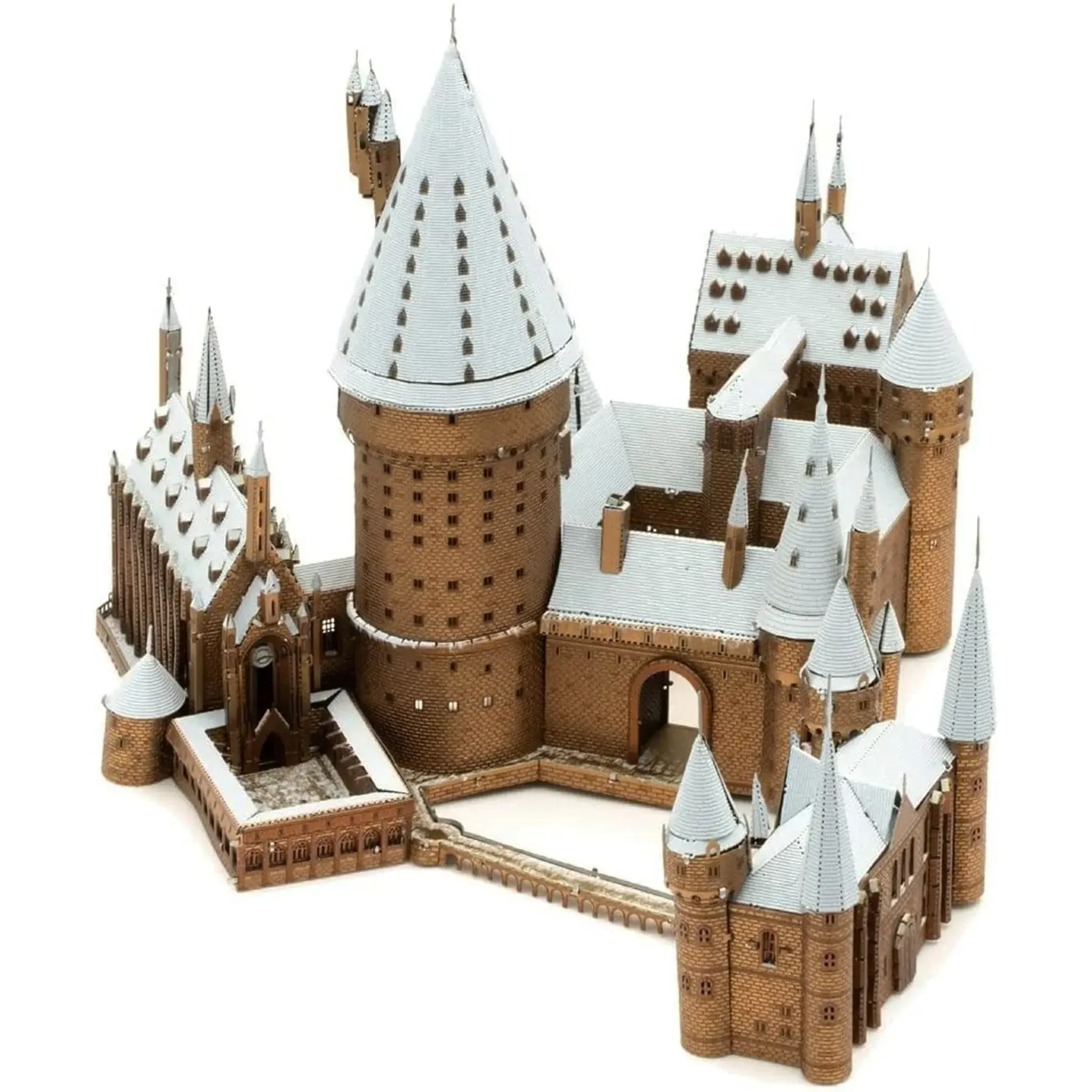 Harry Potter - Hogwarts Castle in Snow Figure Model Kit (Steel, Challenging Difficulty) - Fascinations - Metal Earth Premium Series - Image 2