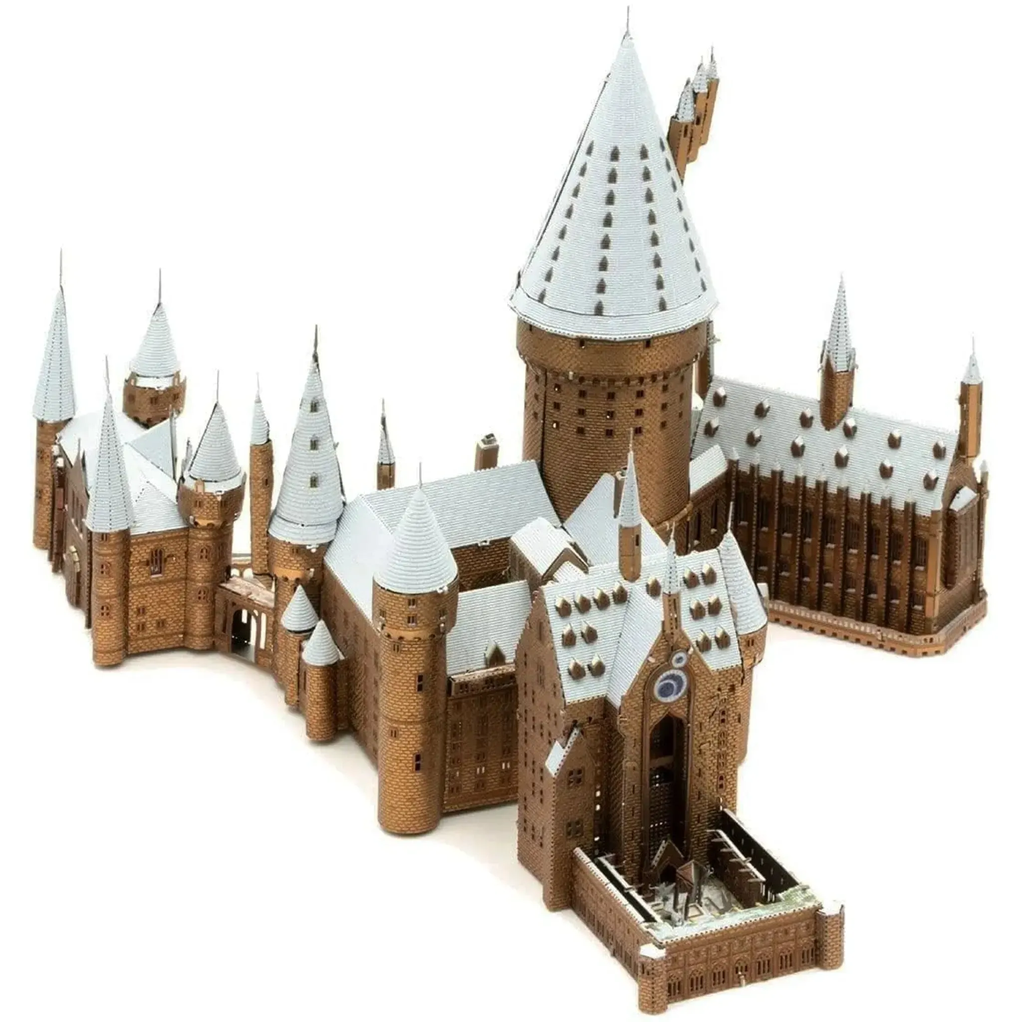 Harry Potter - Hogwarts Castle in Snow Figure Model Kit (Steel, Challenging Difficulty) - Fascinations - Metal Earth Premium Series - Image 5