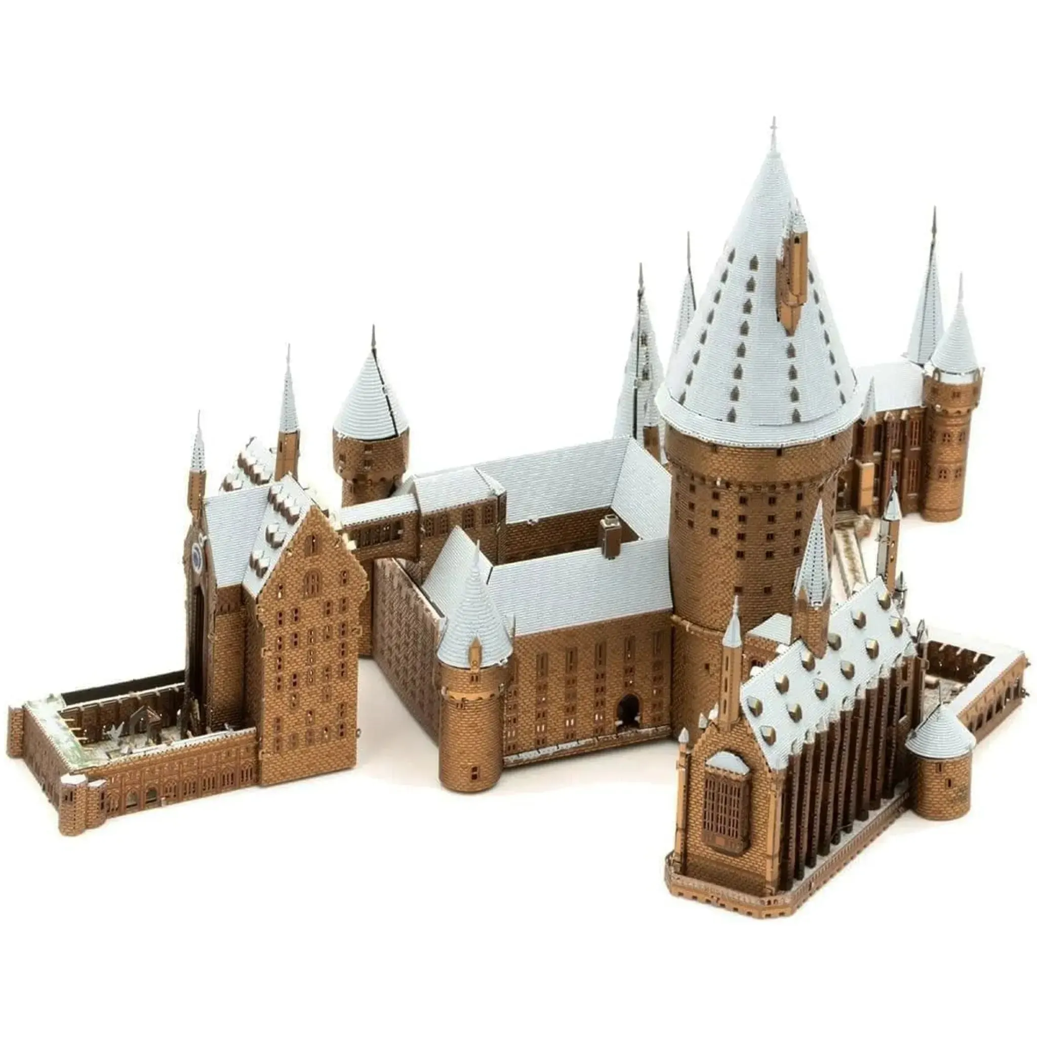 Harry Potter - Hogwarts Castle in Snow Figure Model Kit (Steel, Challenging Difficulty) - Fascinations - Metal Earth Premium Series - Image 6