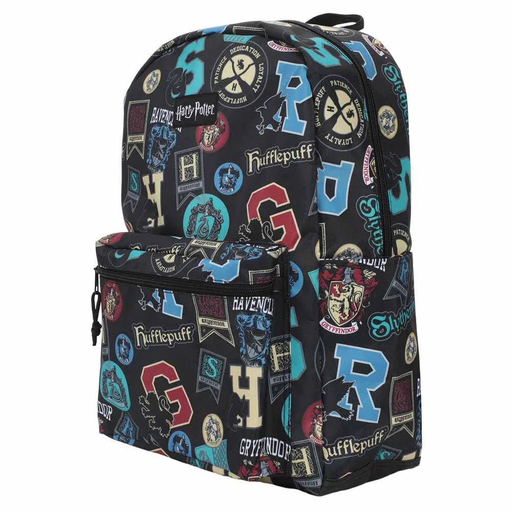 Harry Potter - Hogwarts Houses Laptop Backpack (All Over Print) - Bioworld - Image 2