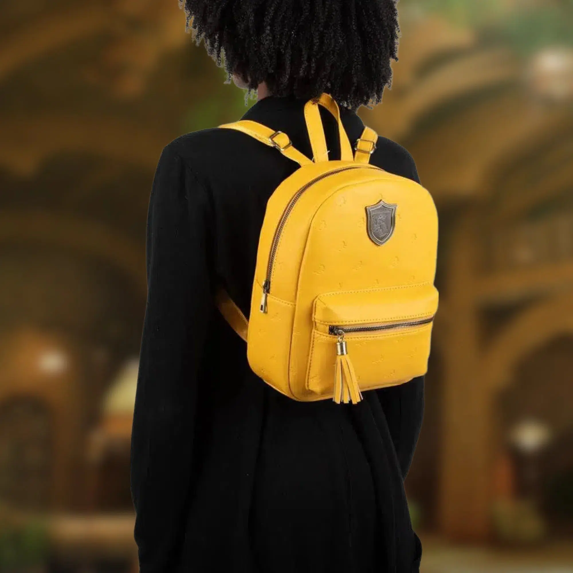 Harry Potter - Hufflepuff Crest Mini Backpack - Bioworld - Image 12