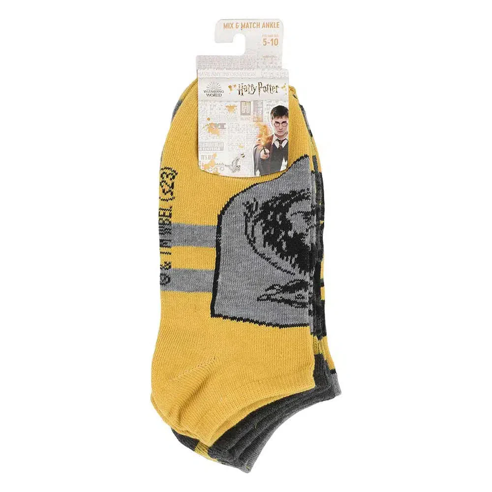 Harry Potter - Hufflepuff House Ankle Socks (5 Pairs) - Bioworld - Image 12