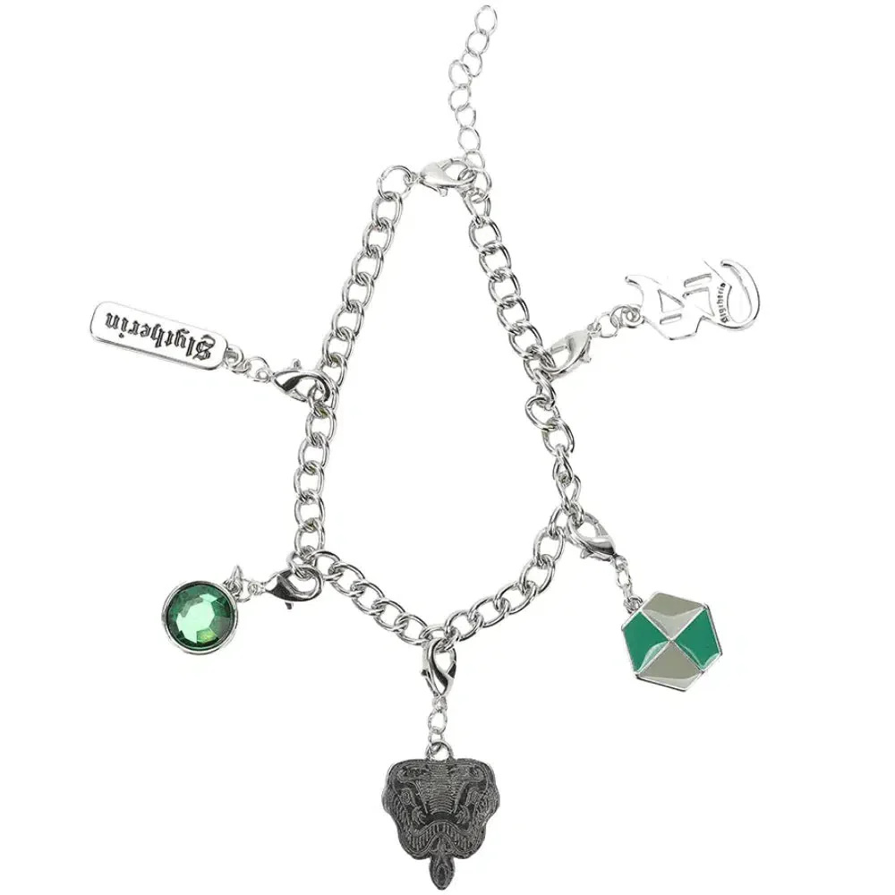 Harry Potter - Multi-Charm Slytherian Bracelet - Bioworld - Image 2