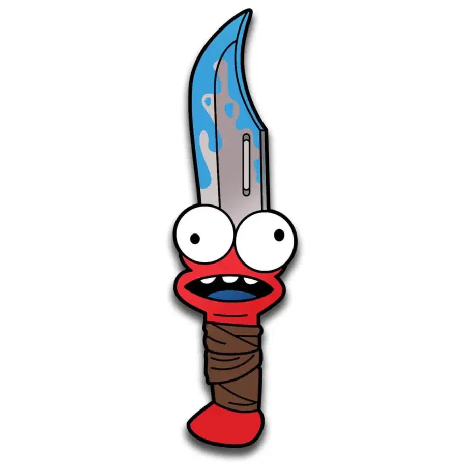 High on Life - Knifey Pin Badge (#005, Augmented Reality) - Pinfinity - Image 2