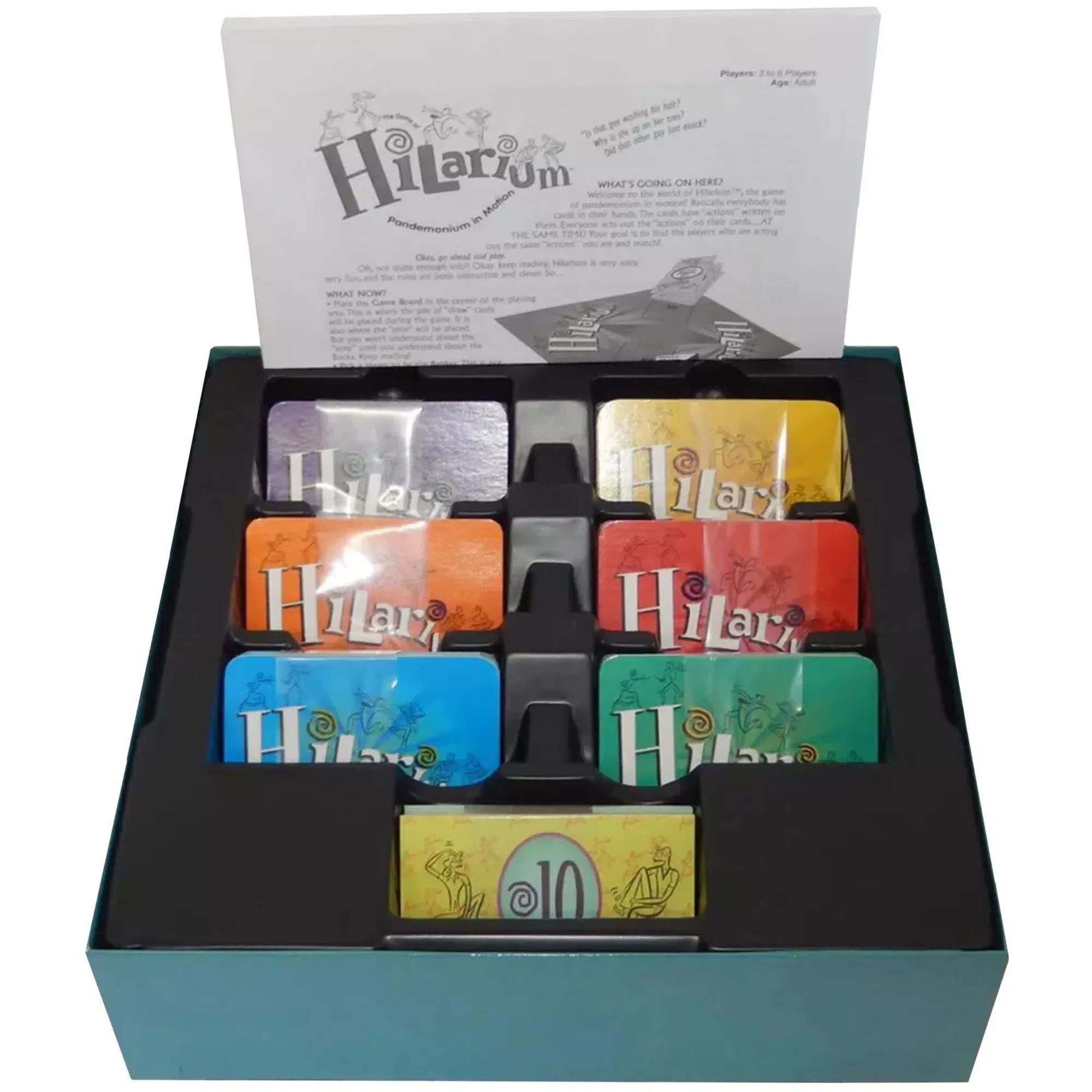 Hilarium: Pandemonium in Motion - Fast-Paced Party Board Game for Family, Adults, and Children (2-6 Players, Ages 12+) - Mattel - Image 2