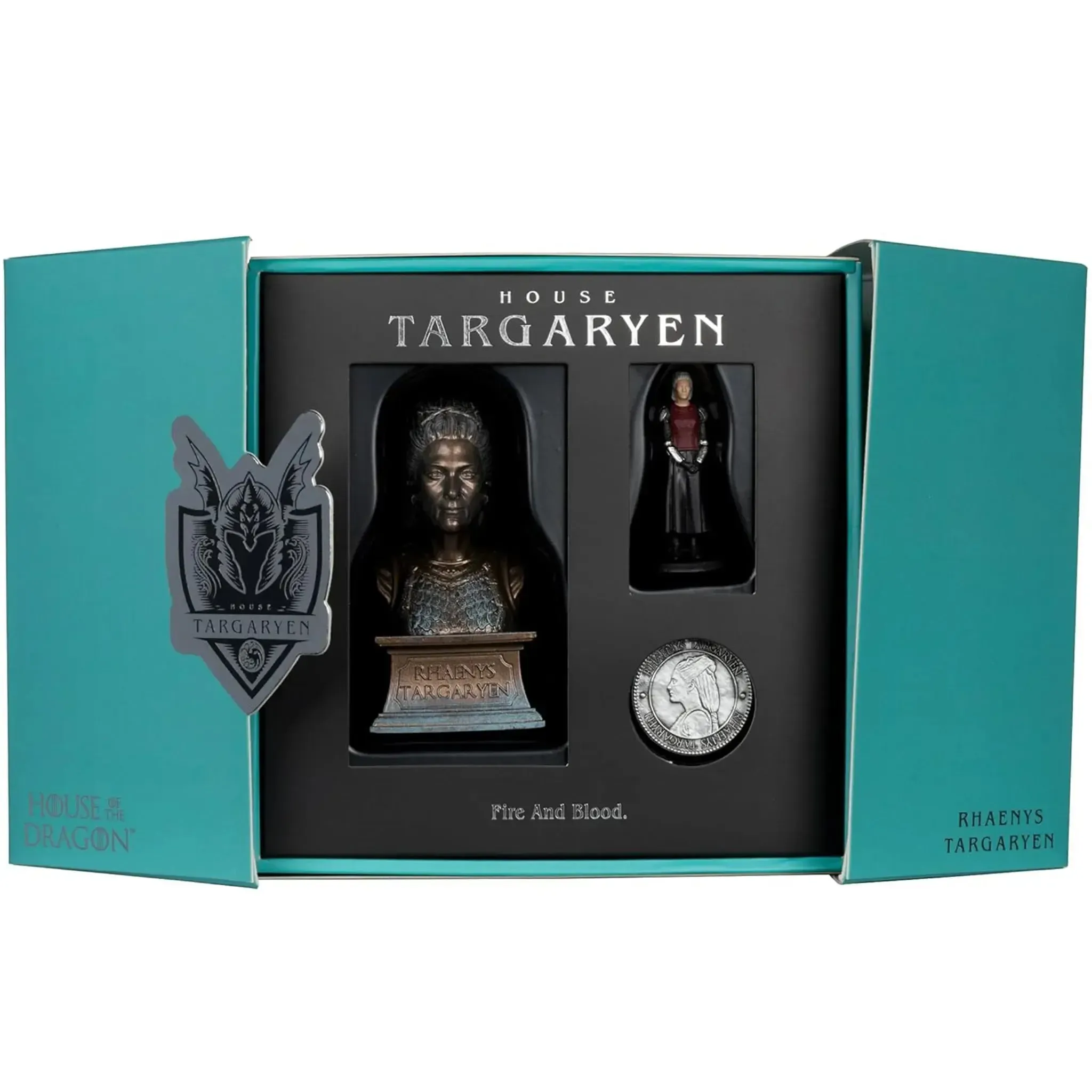 House of the Dragon [Game of Thrones] - Rhaenys Targaryen Collector Box - McFarlane Toys - Mini Figure, Character Bust, Westeros Coin, Bookmark - Image 2