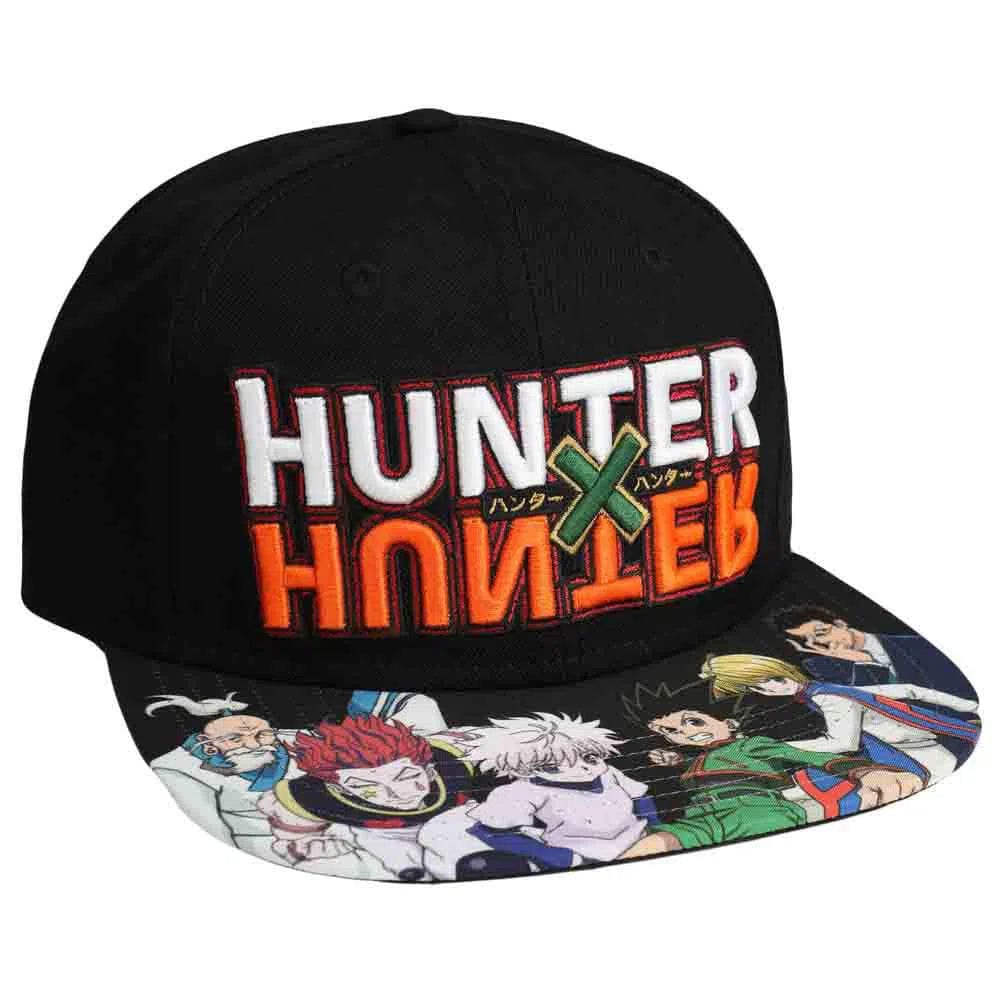 Hunter x Hunter - Characters & Logo Snapback Hat (Flat Bill) - Bioworld - Image 3