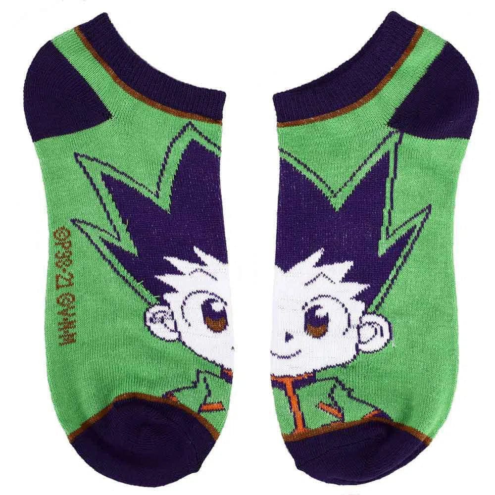 Hunter x Hunter - Chibi Characters Ankle Socks (5 Pairs) - Bioworld - Image 2