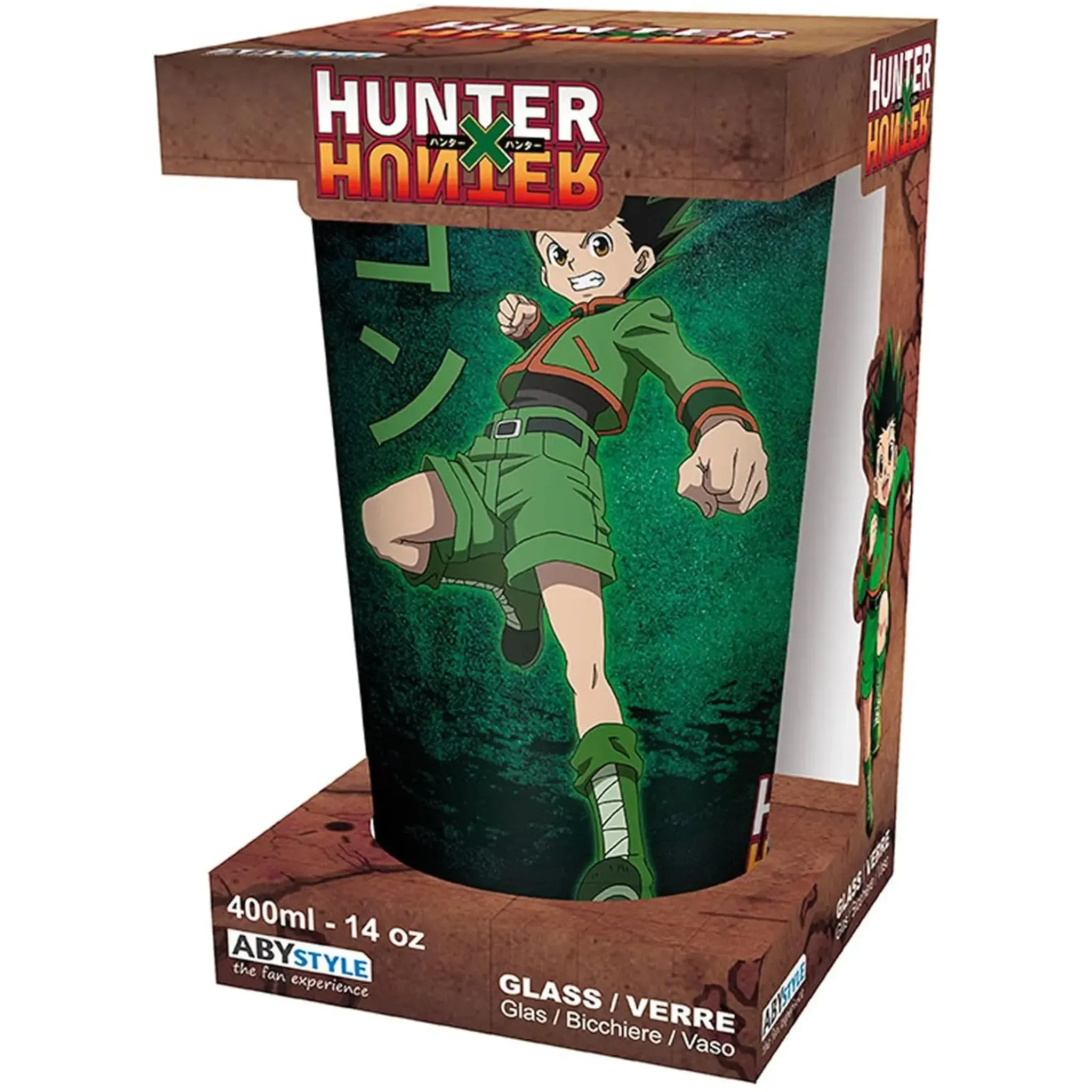 Hunter x Hunter - Gon vs. Hisoka Drinking Glass (14 oz.) - ABYstyle