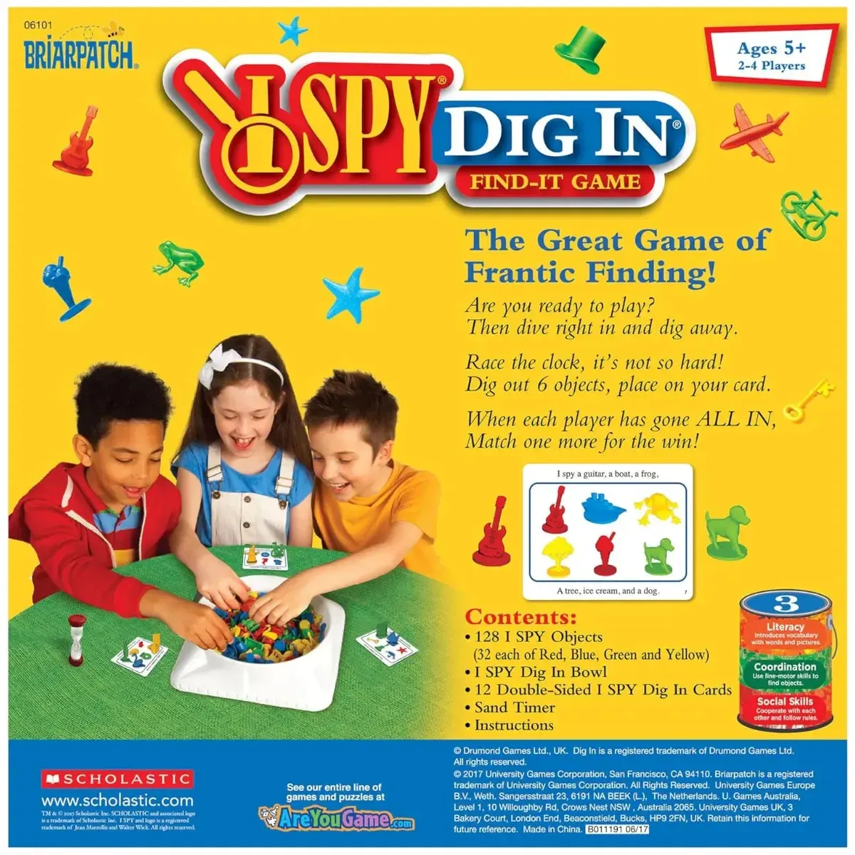 I SPY Dig In - Dexterity Math Board Game for Family, and Children (2-4 Players, Ages 5+) - University Games [Briarpatch] - Image 3