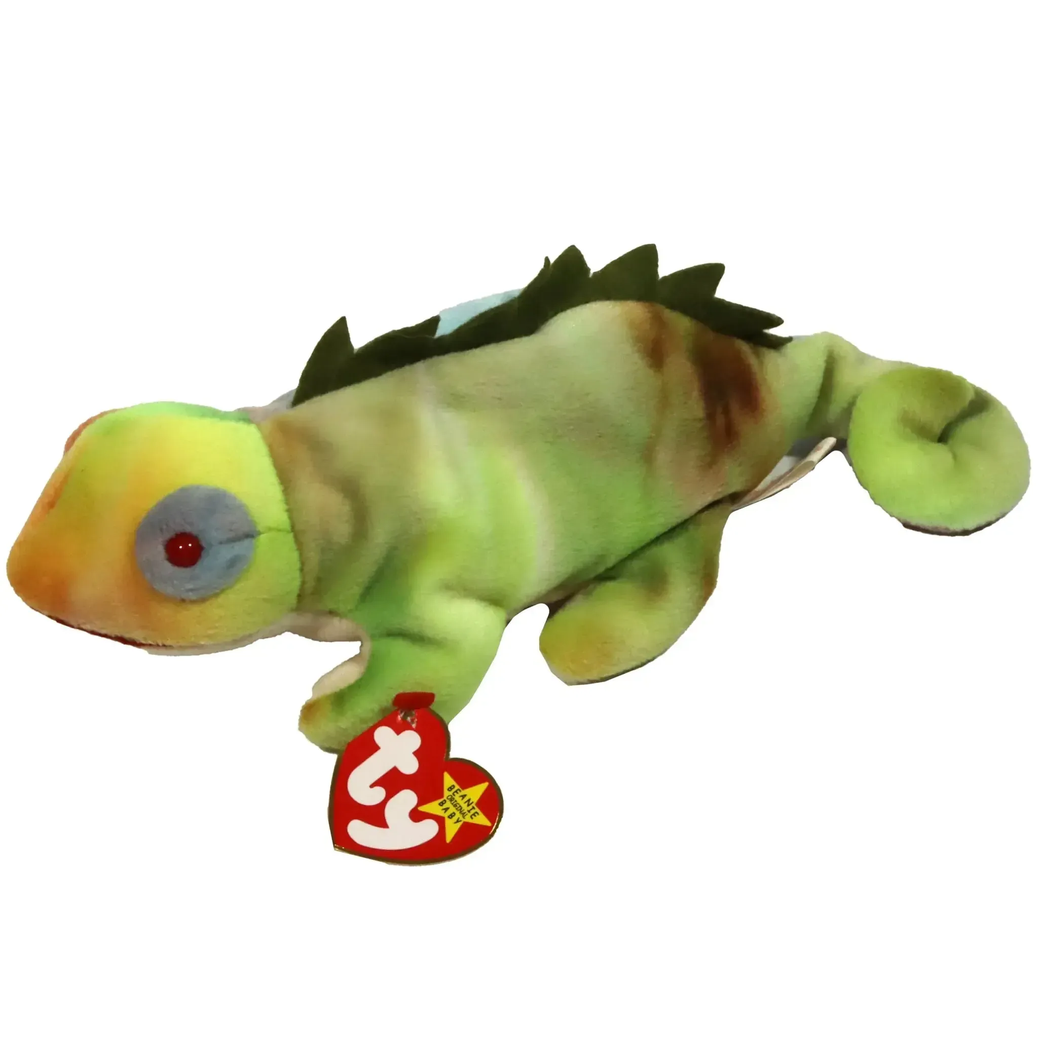 Iggy the Iguana Plush (8") - Ty - Original Beanie Babies Series (1997) - Image 3