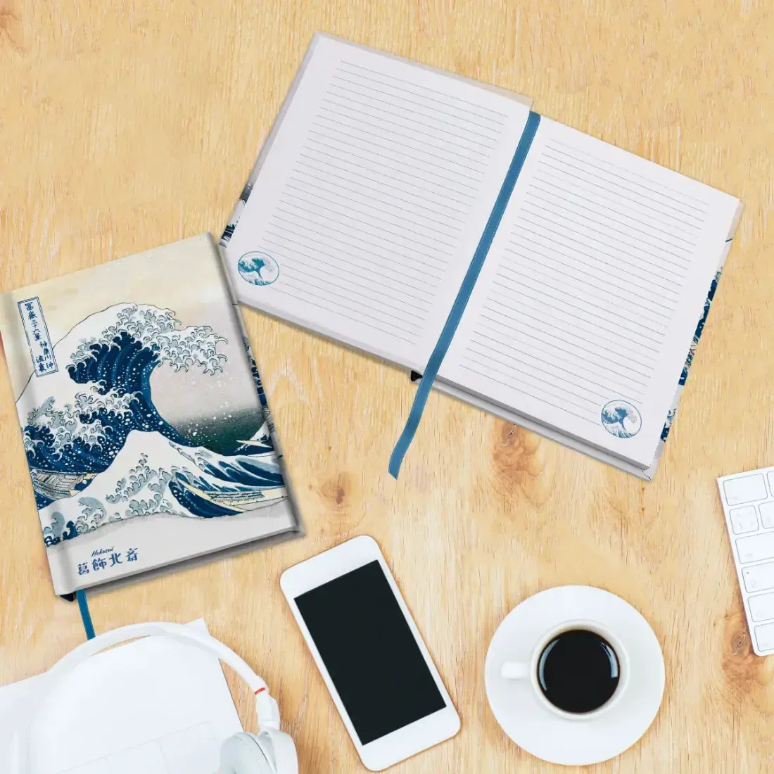 Japan Art - The Great Wave off Kanagawa Hardcover Notebook (8.5"x6.1") - ABYstyle - Image 8