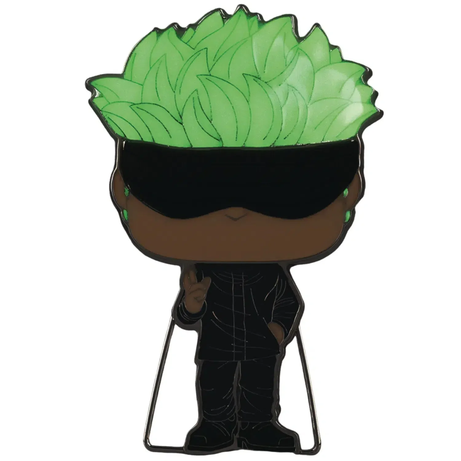 Jujutsu Kaisen - Satoru Gojo Pin Badge (#47, Glows in the Dark, Enamel) - Funko - Pop! Pin Series - Image 3
